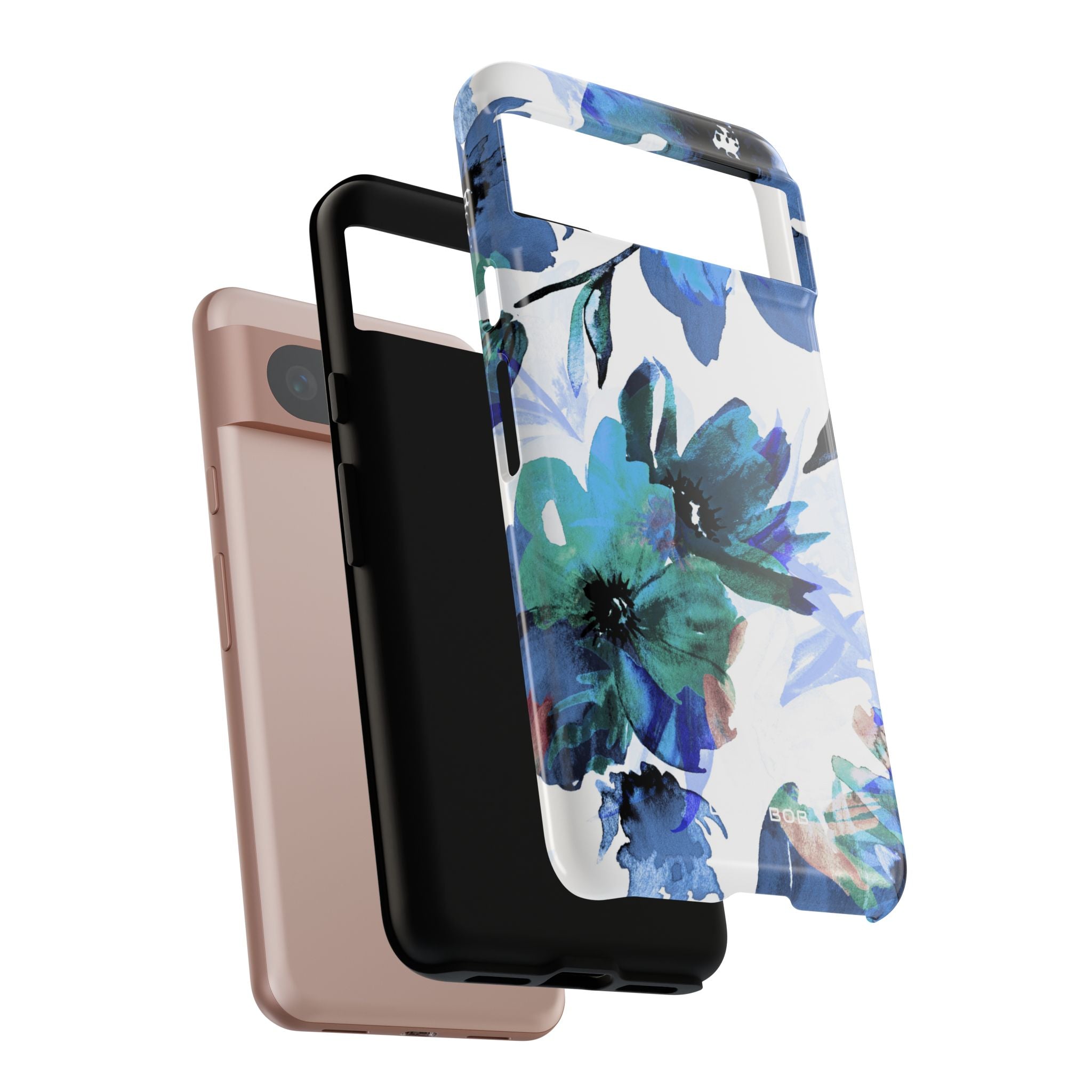 Blue Blossom Radiance Google Pixel 8 Case - Tough