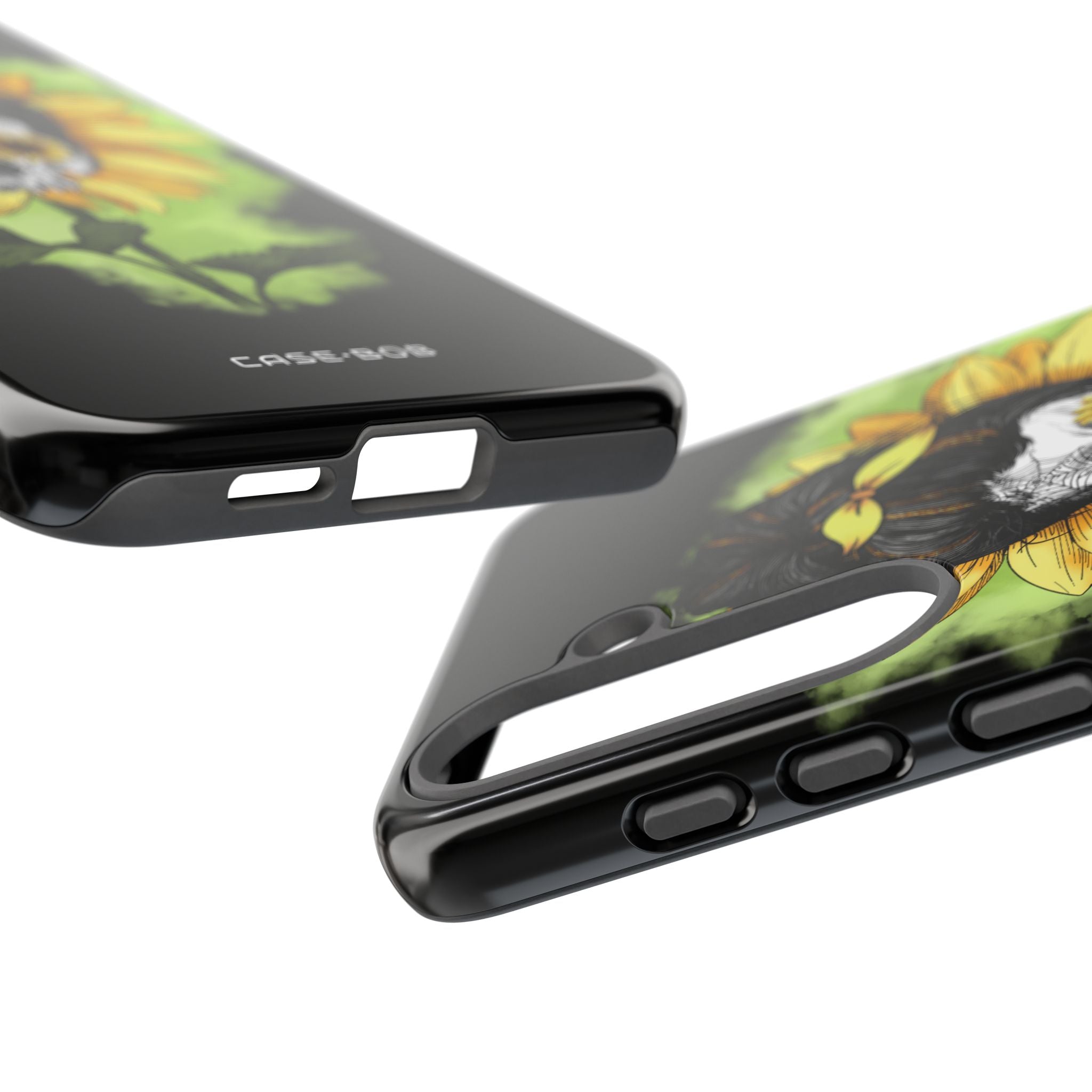 Sunflower Skull Samsung S25 Plus Case - Tough