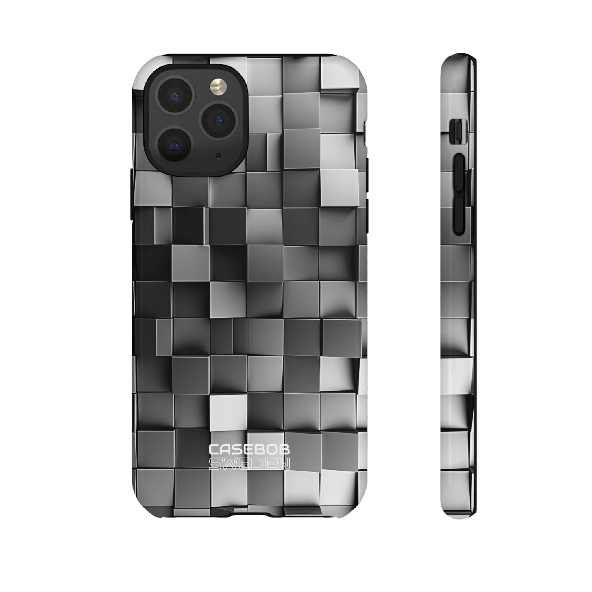 Monochrome Cube Depth iPhone 11 - Tough