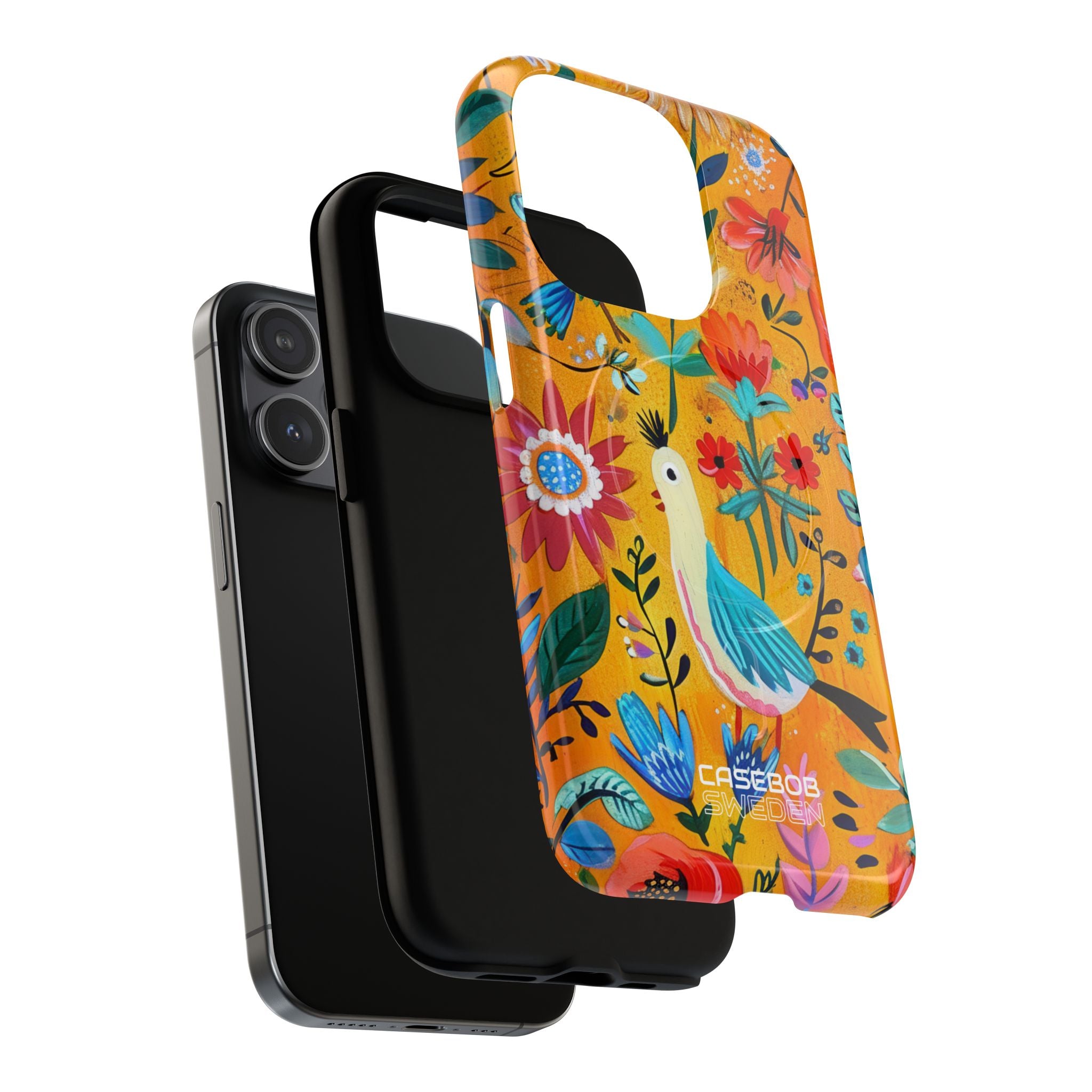 Giardino di Uccelli Fantasiosi iPhone 15 - Tough+