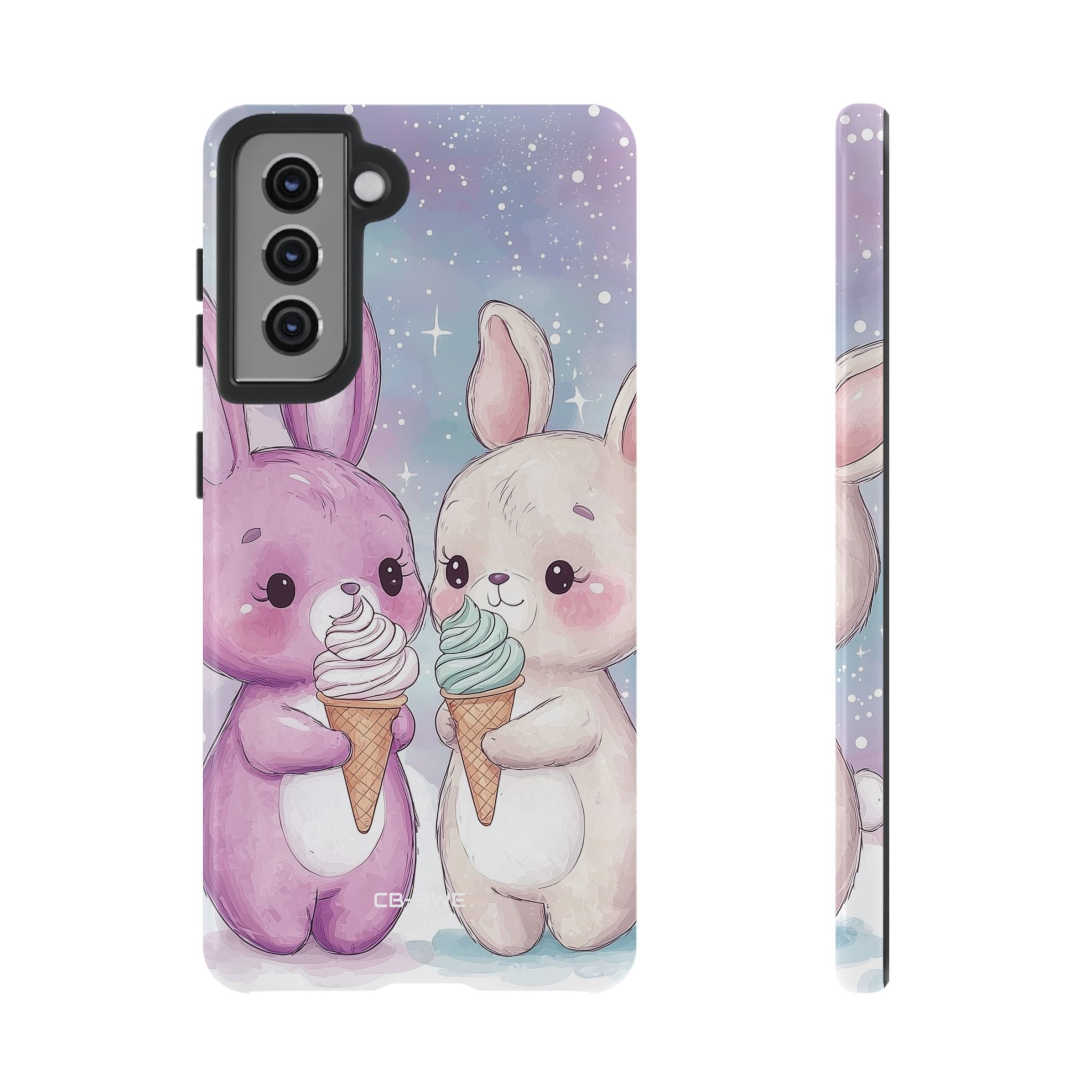 Rabbits Enjoy Ice Cream - Samsung Case
