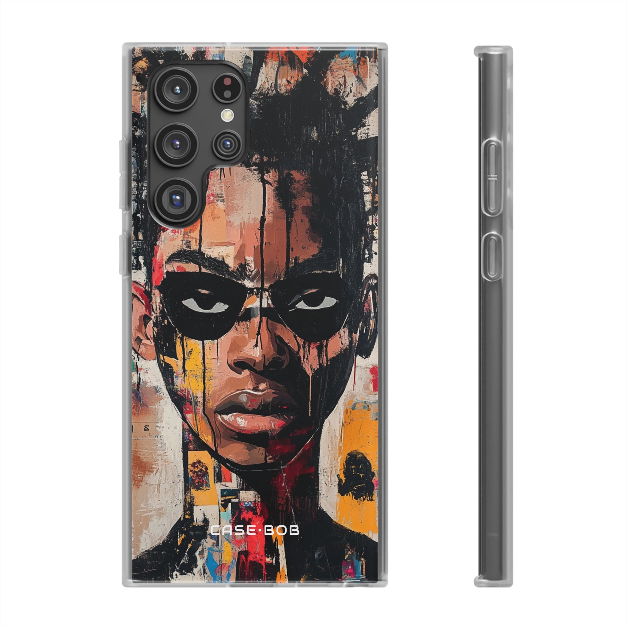 Masked Portrait Drips Samsung S22 Ultra Case - Soft