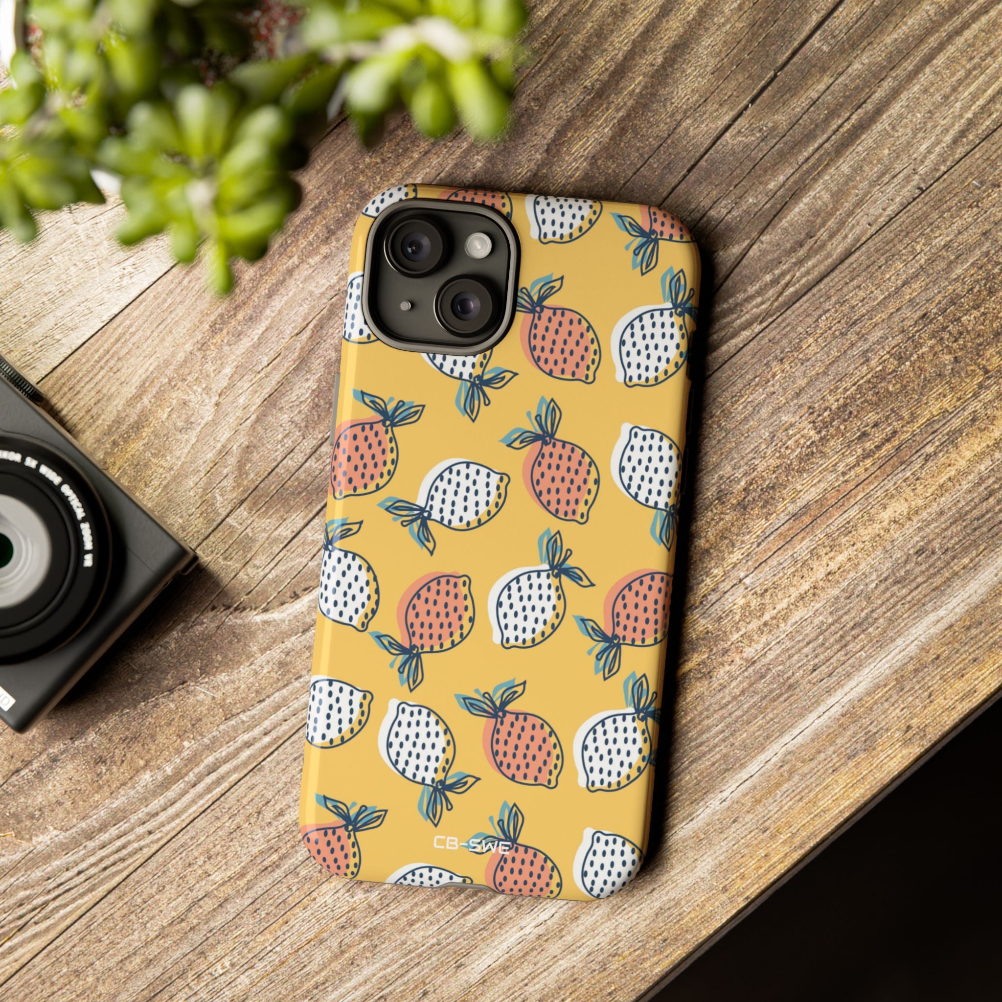 Lemons Dance Playfully - iPhone Case