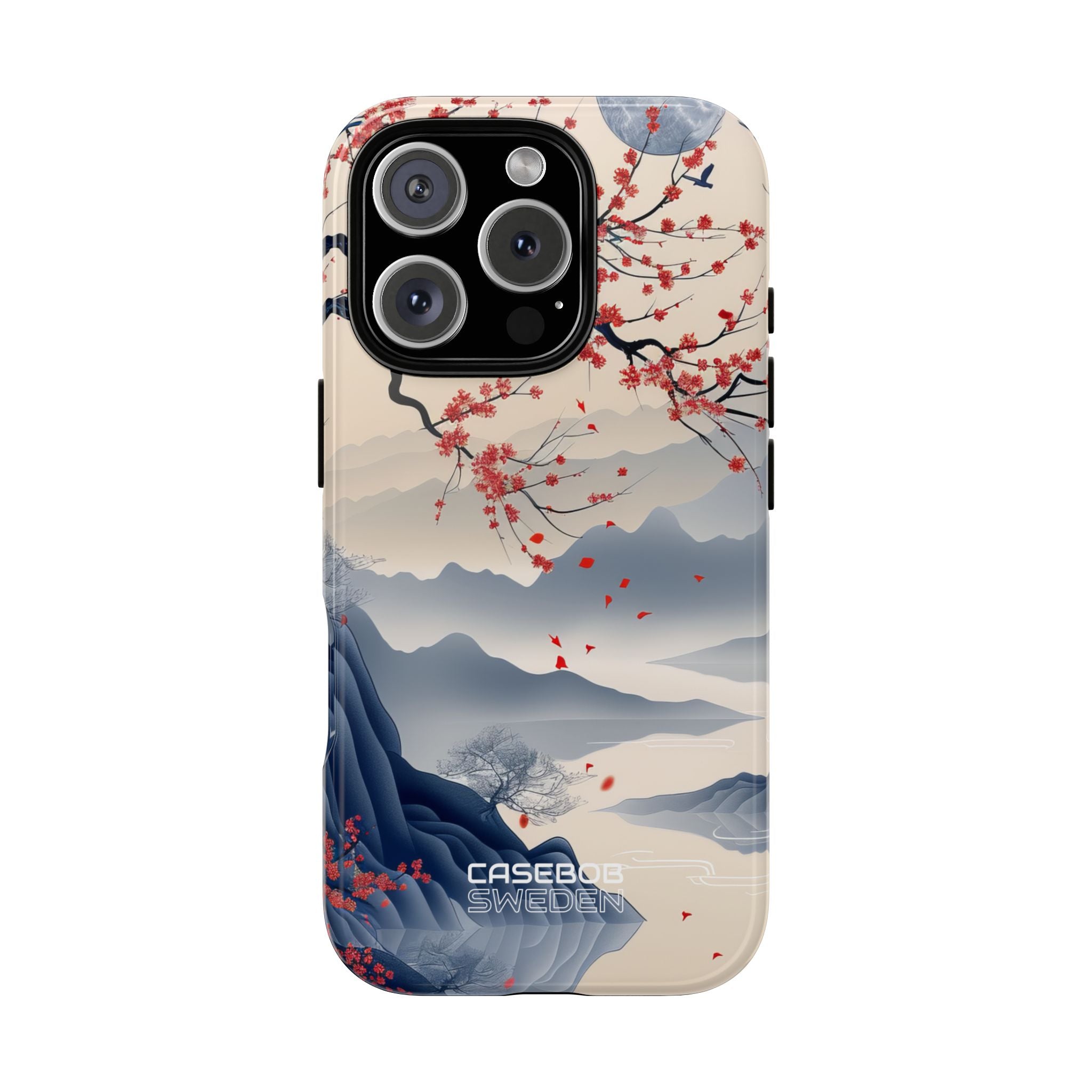 Moonlit Blossom Flight iPhone 16 – Tough