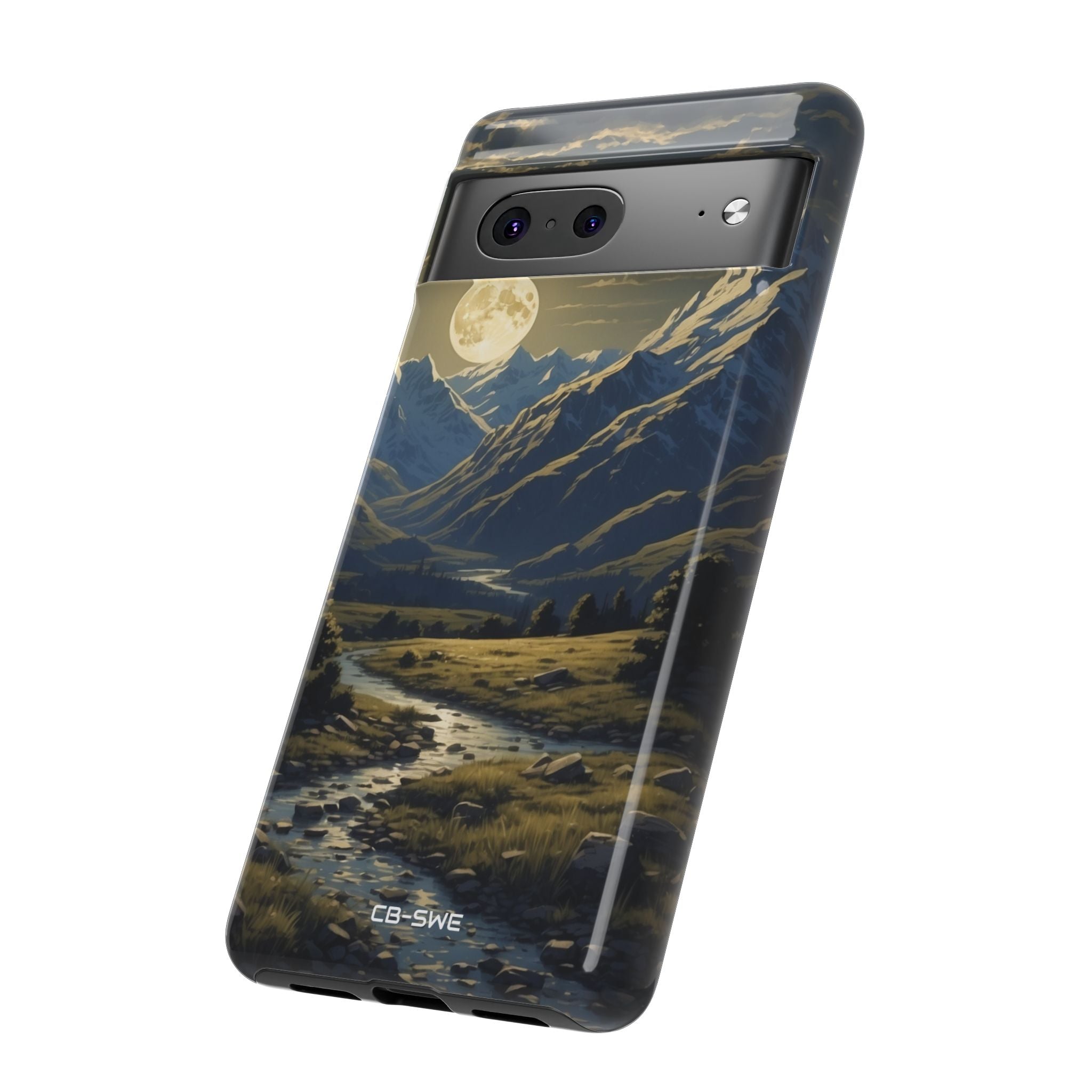 Moonlight Guides River - Google Pixel Case