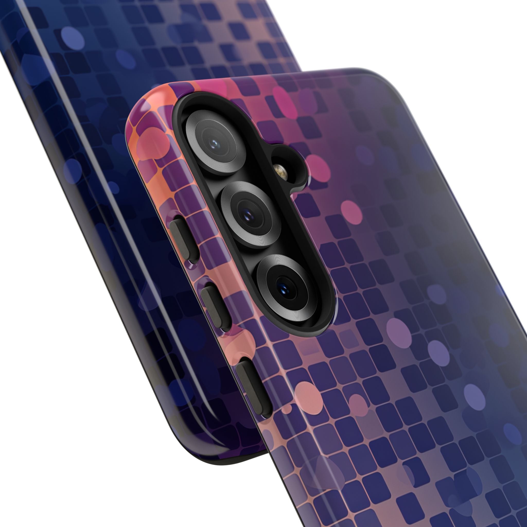 Levendige Pixel Bloom Samsung S25 - Tough