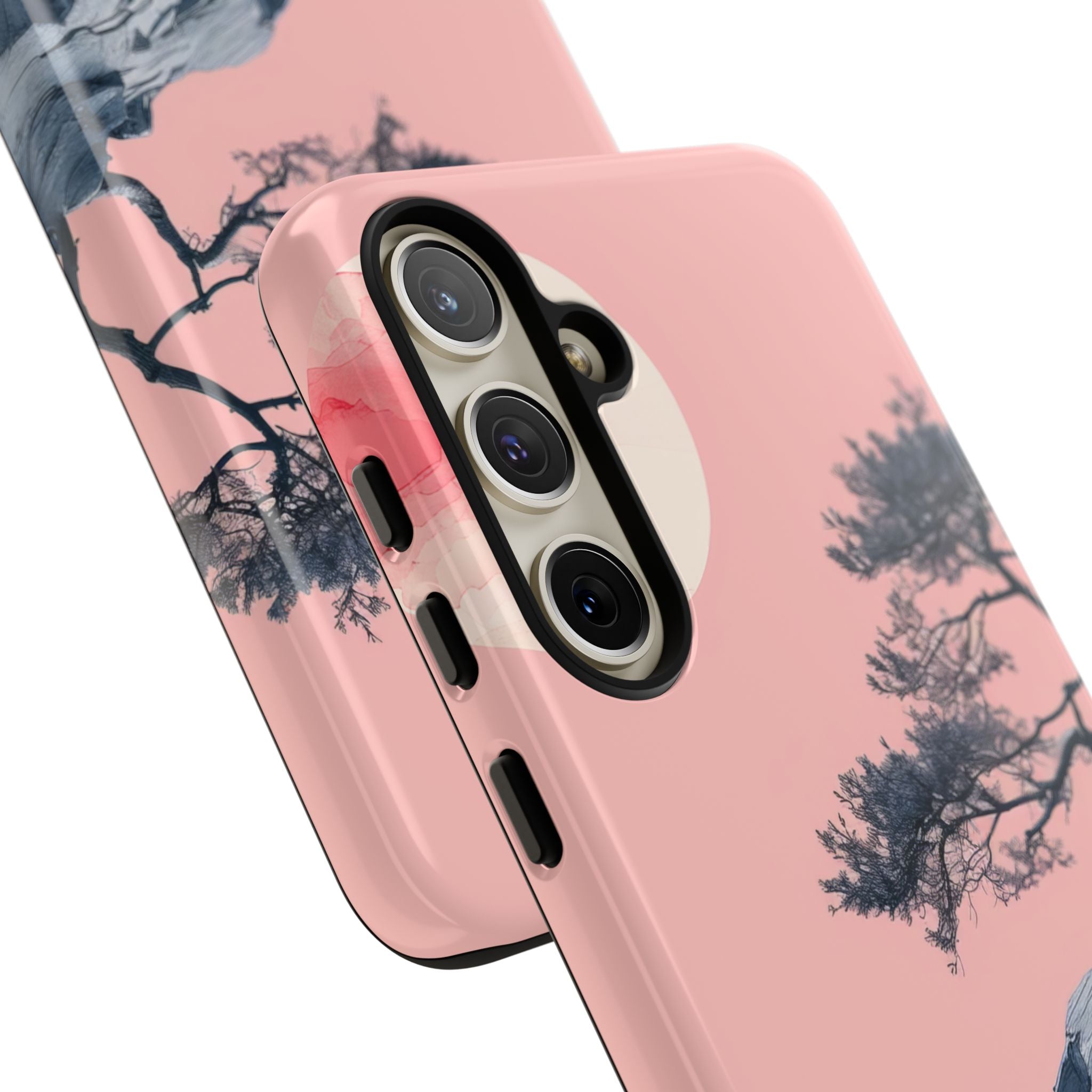 Solitudine sulla scogliera rosa Samsung S24 - Tough