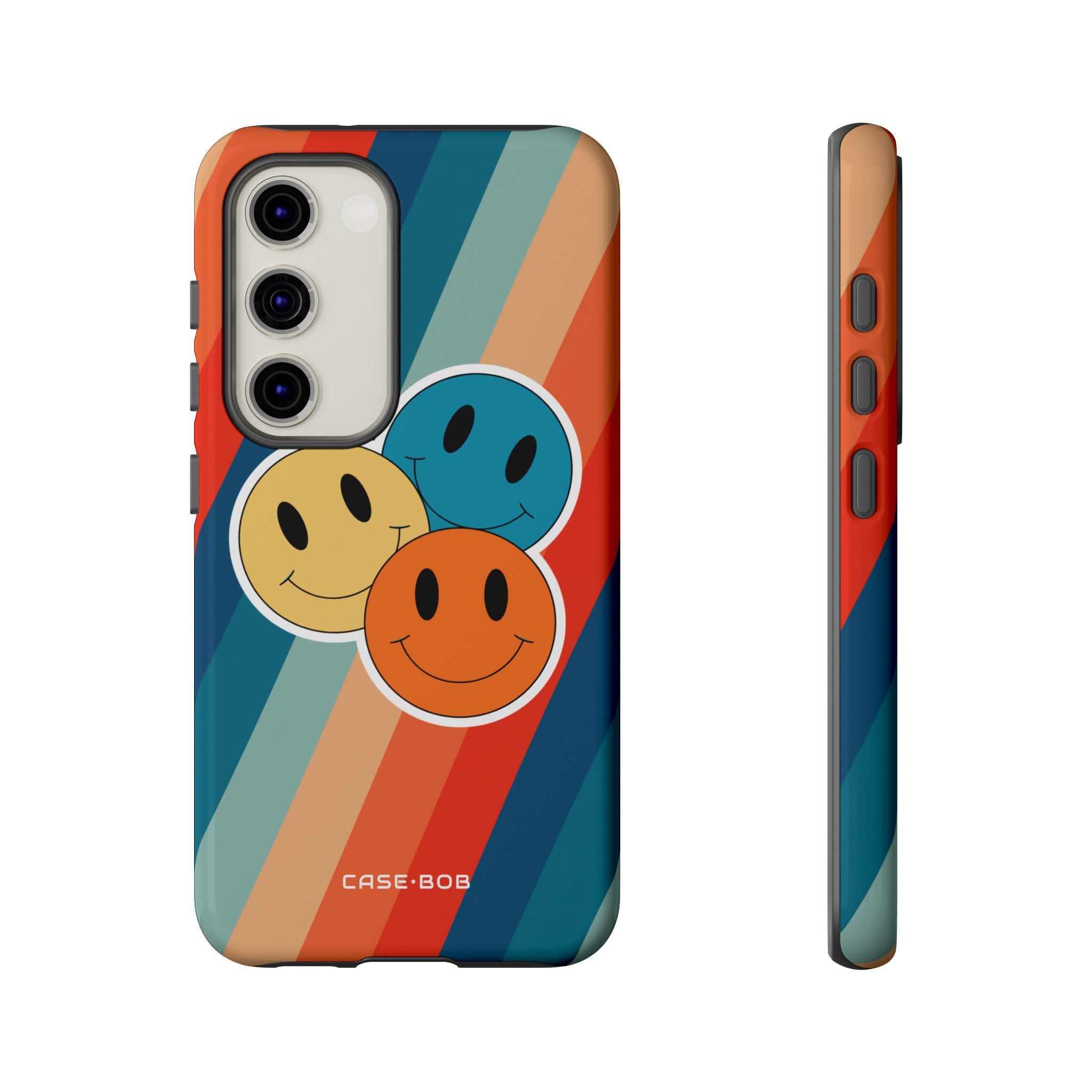 Triple Smile Breeze Samsung S23 Case - Tough