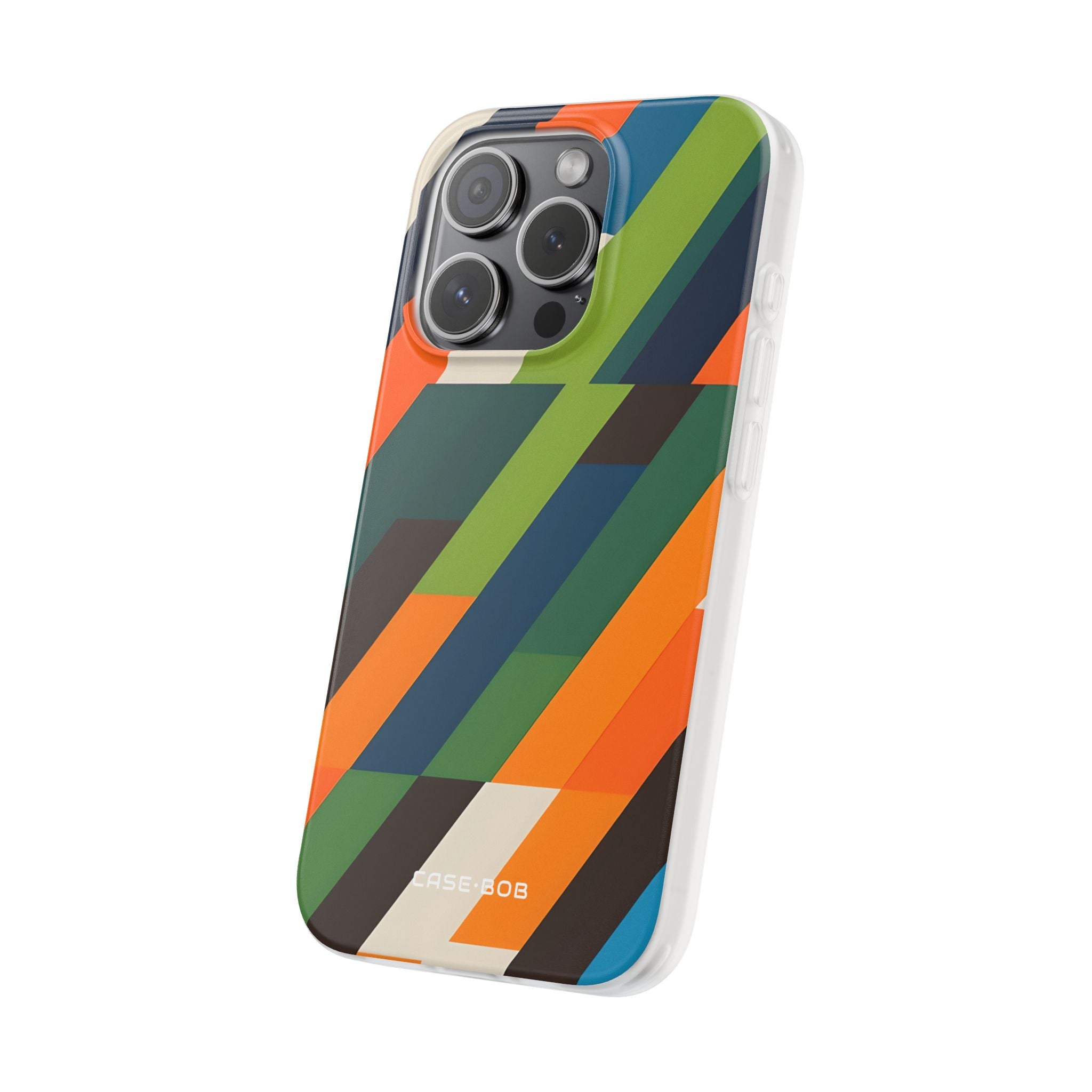 Diagonal Blaze iPhone 15 Pro Case - Soft