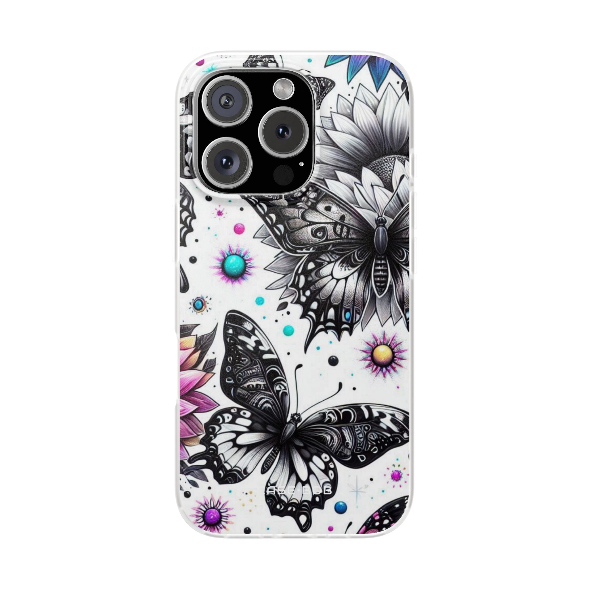 Butterfly Bloom iPhone 16 Pro Case - Soft