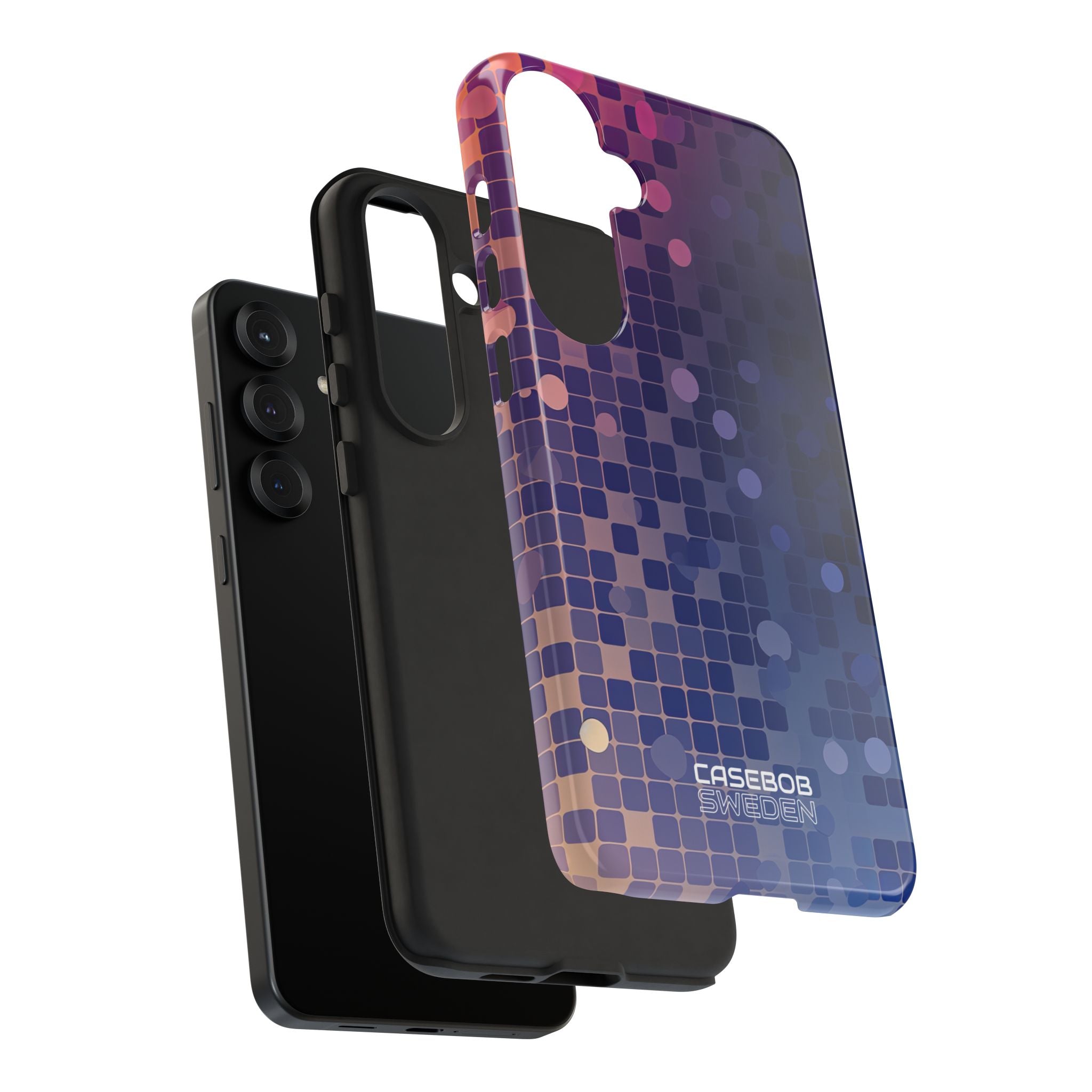 Levendige Pixel Bloom Samsung S25 - Tough
