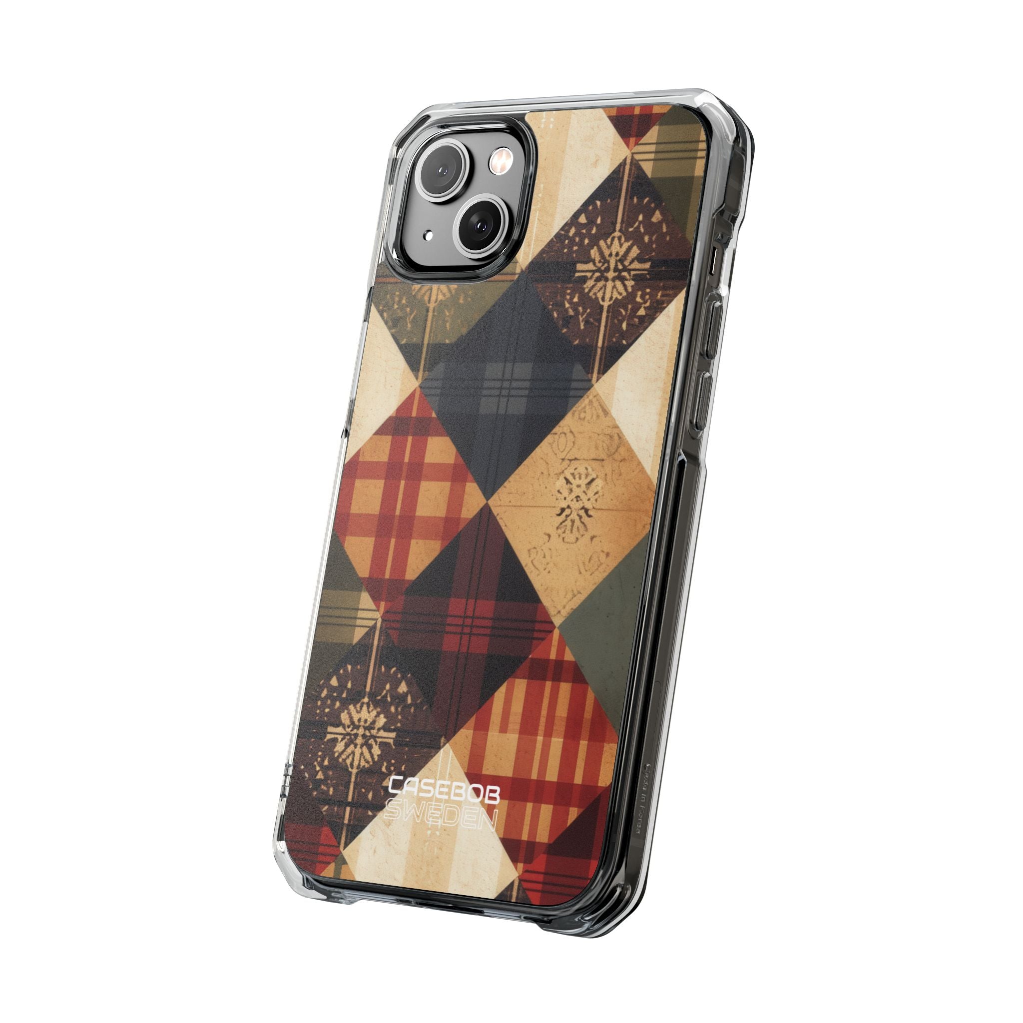 Rustic Quilt Charm iPhone 14 - Impact Clear+