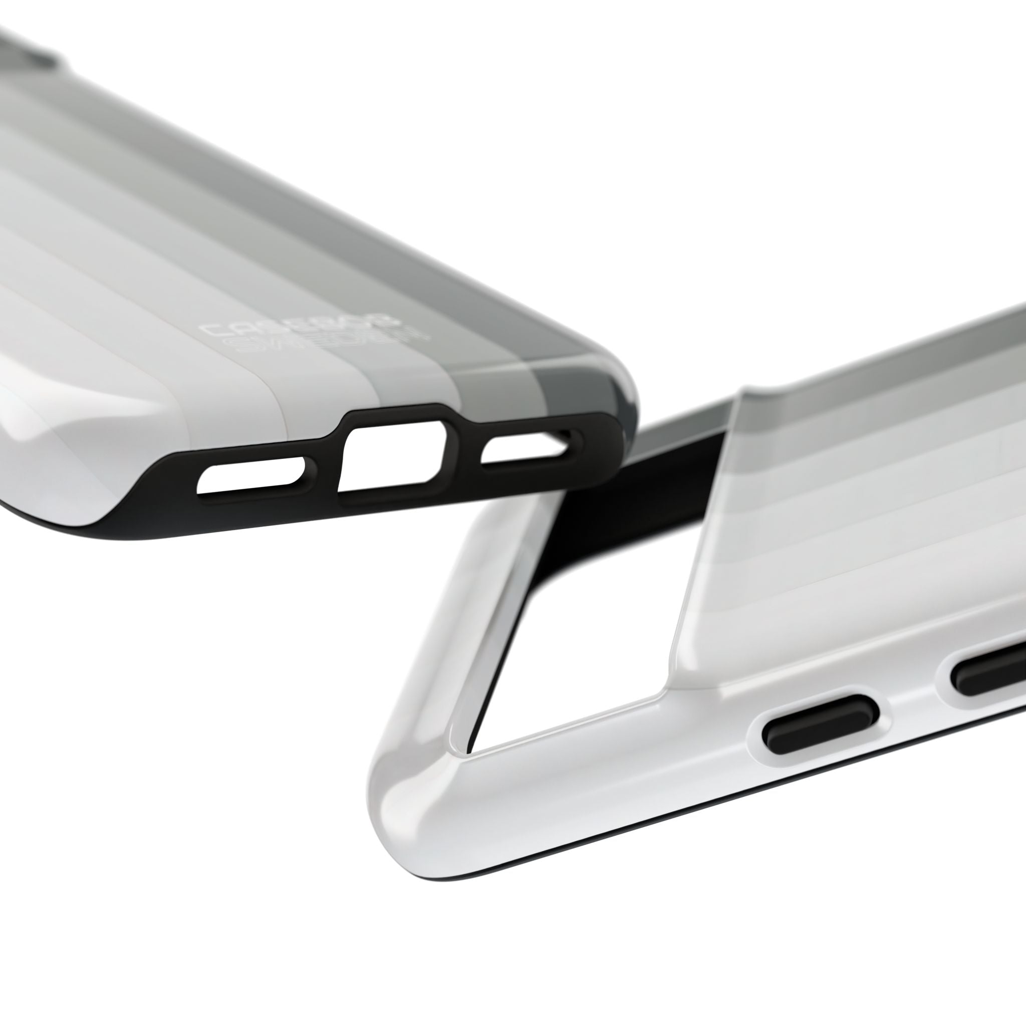 Silver Gradient Stripes Google Pixel 8 - Tough