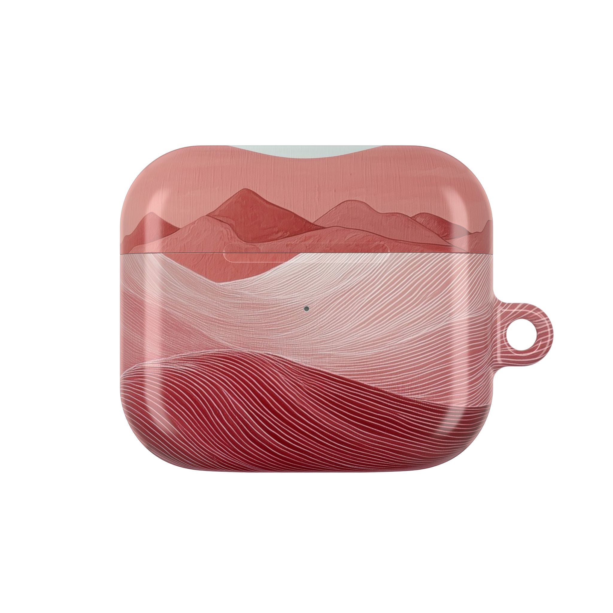 Valkoinen Orb Dunes - AirPods Case