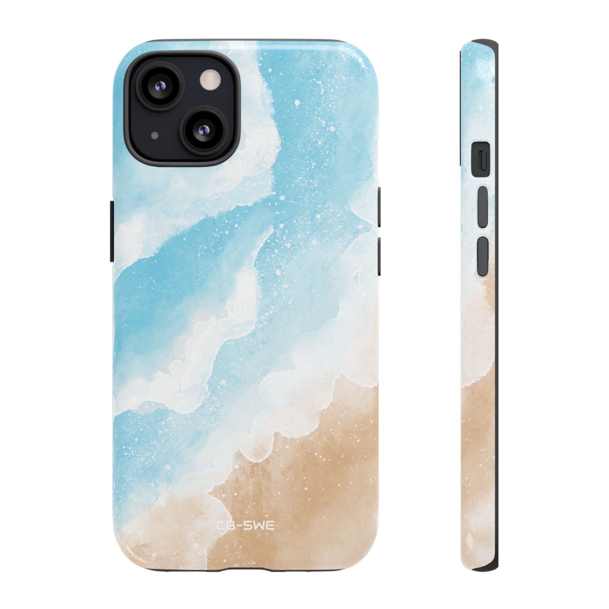 Serene Coastal Whispers - iPhone Case