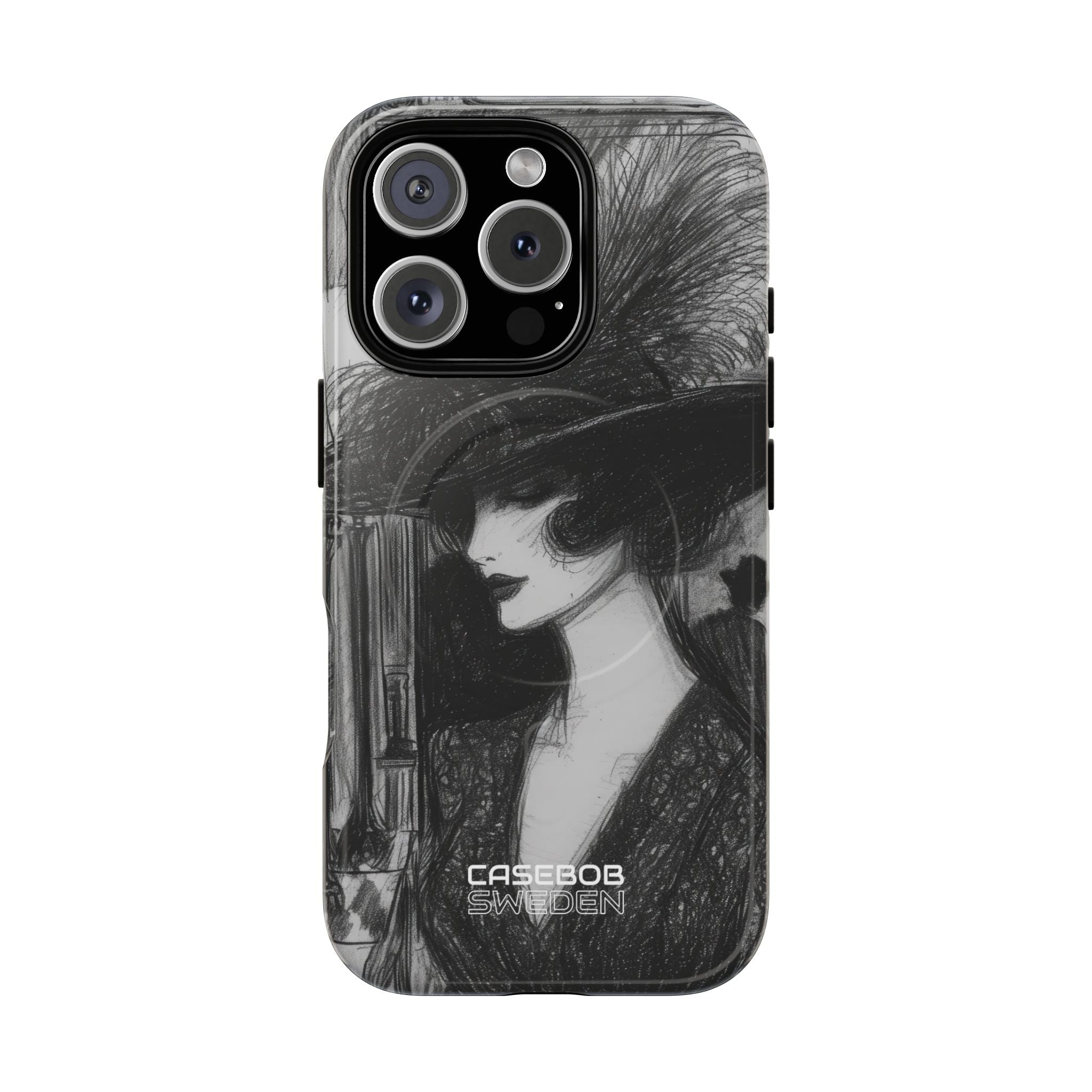 Vintage Feather Elegance iPhone 16 - Tough+
