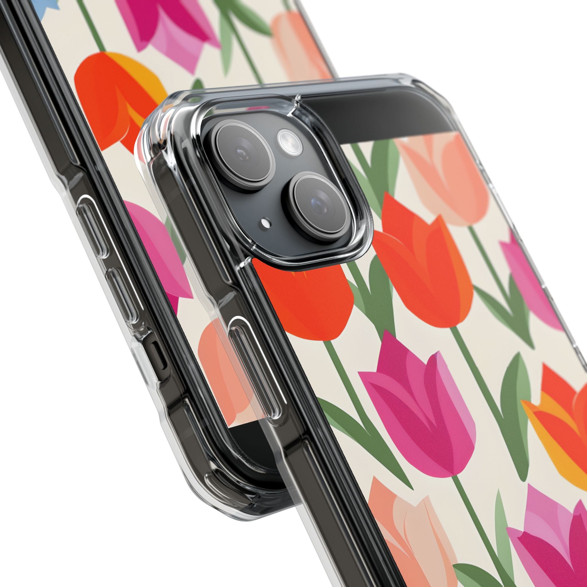 Tulip Harmony Green iPhone 15 Plus Case - Impact