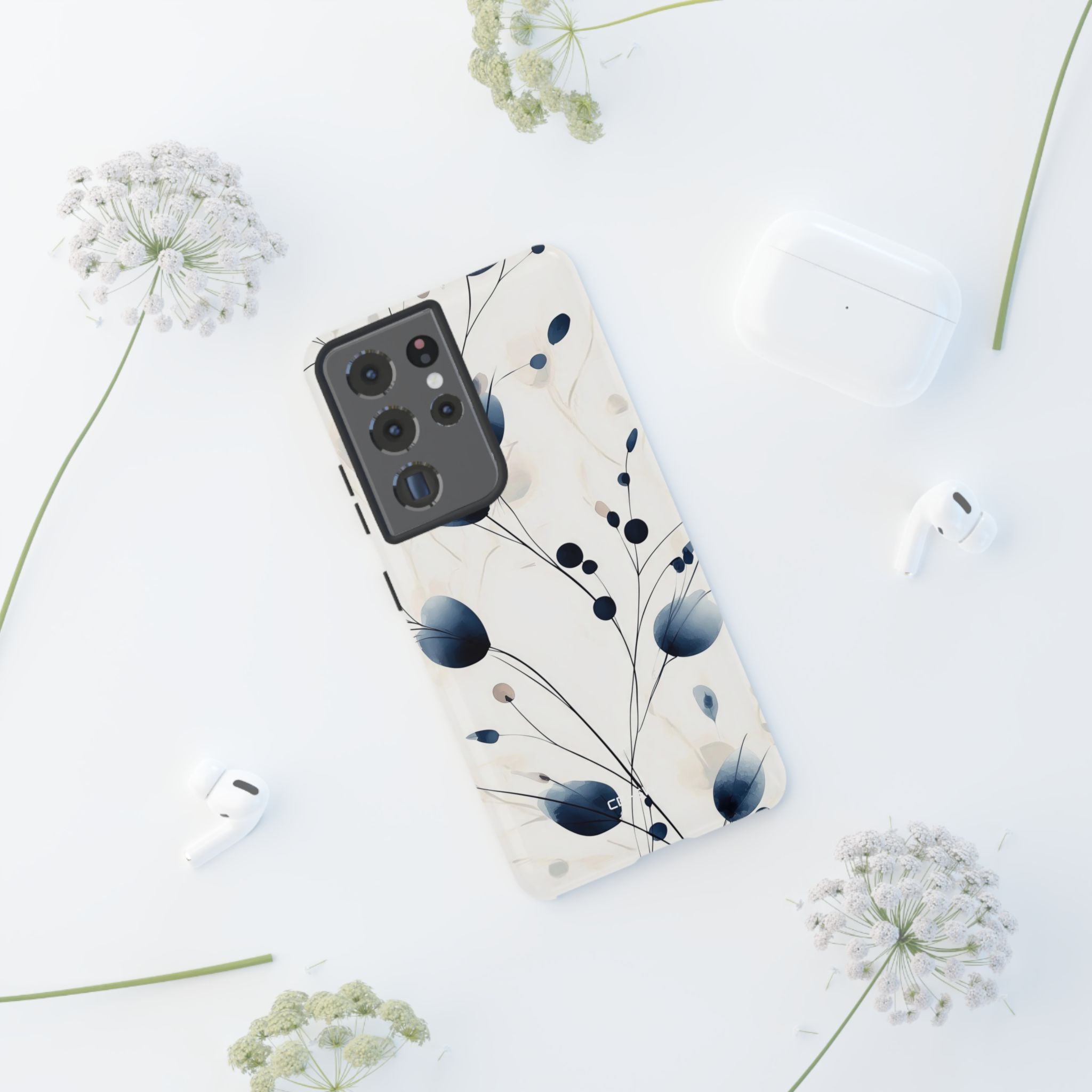 Floral Harmony Blue - Samsung Case
