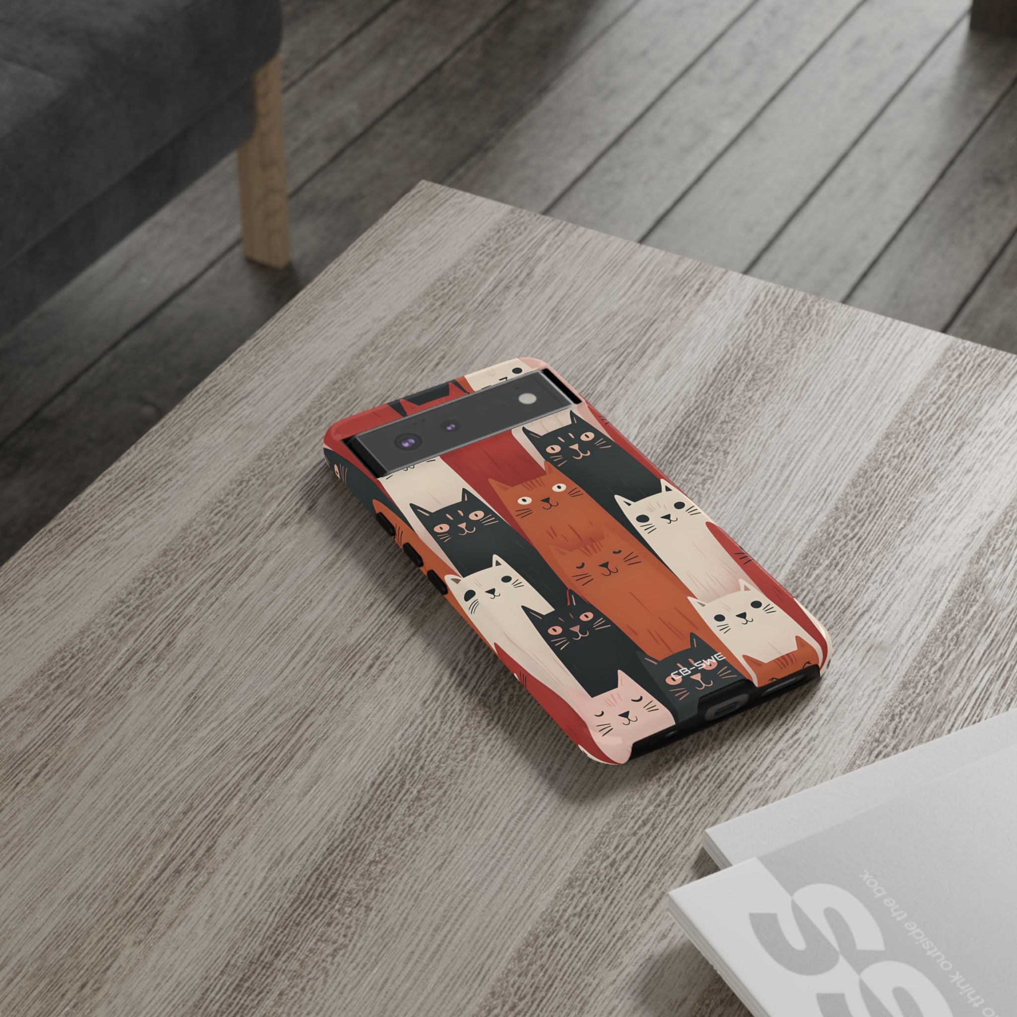 Assemblée de Chats Fantaisistes - Coque pour Google Pixel