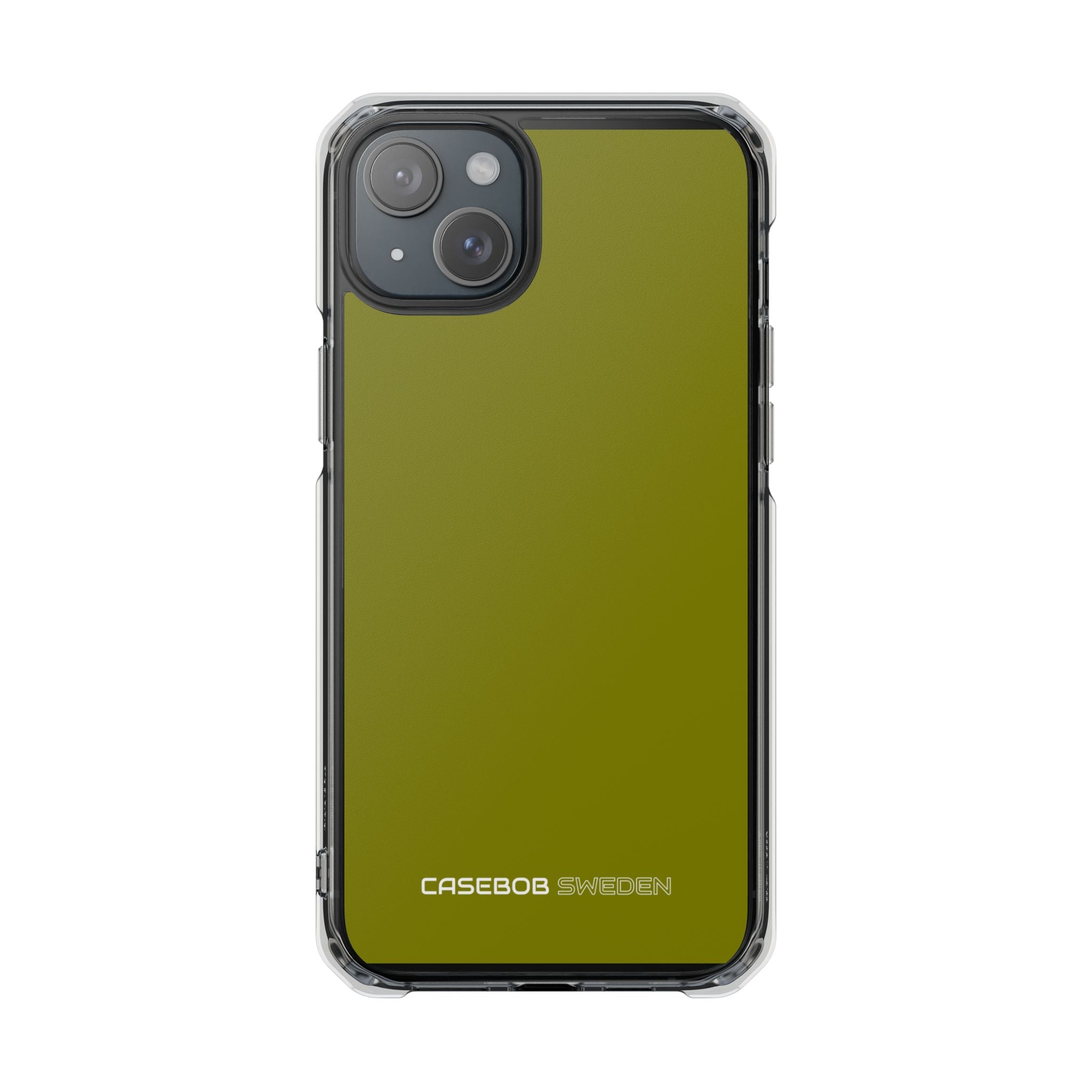 Olive Green iPhone 15 - Impact Clear+