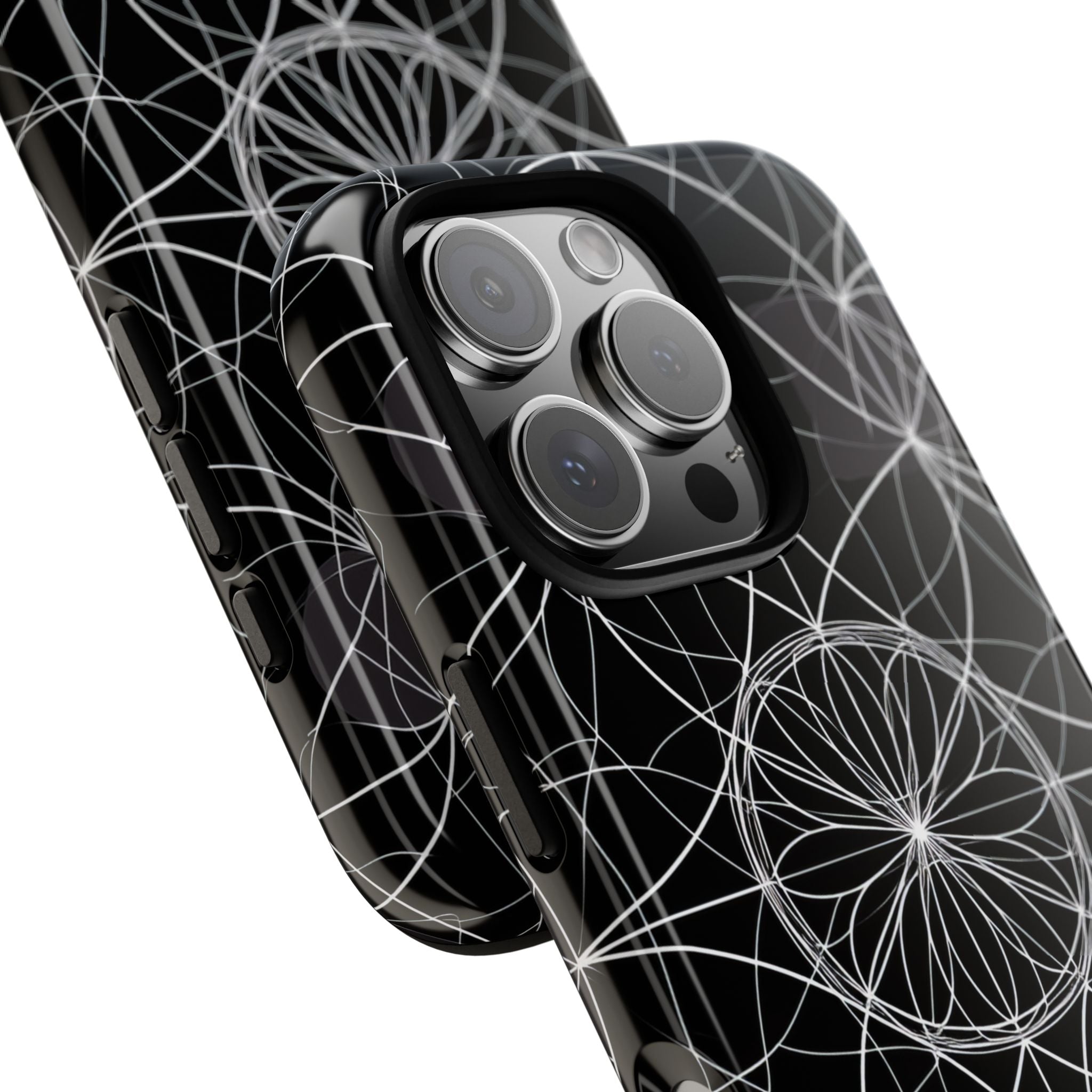 Symmetric Line Bloom iPhone 16 - Tough