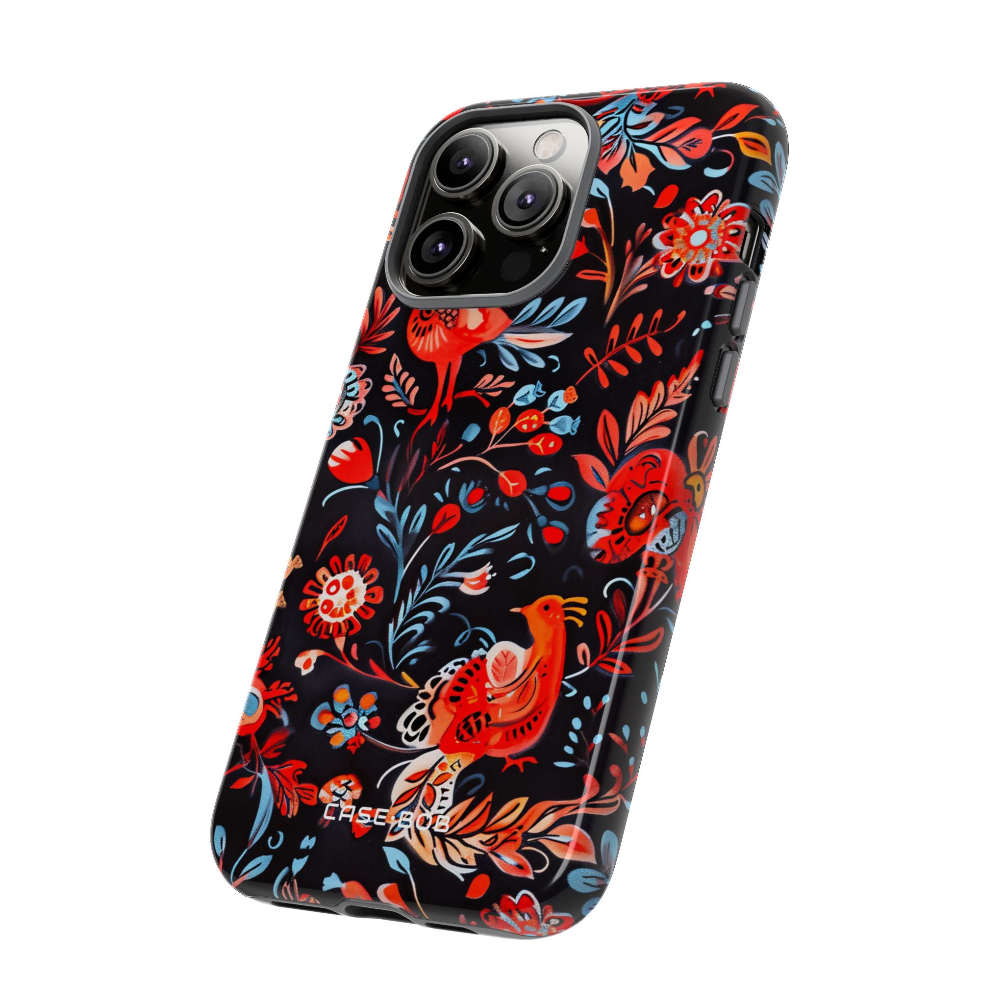Vivid Birdscape iPhone 14 Pro Max Case - Tough