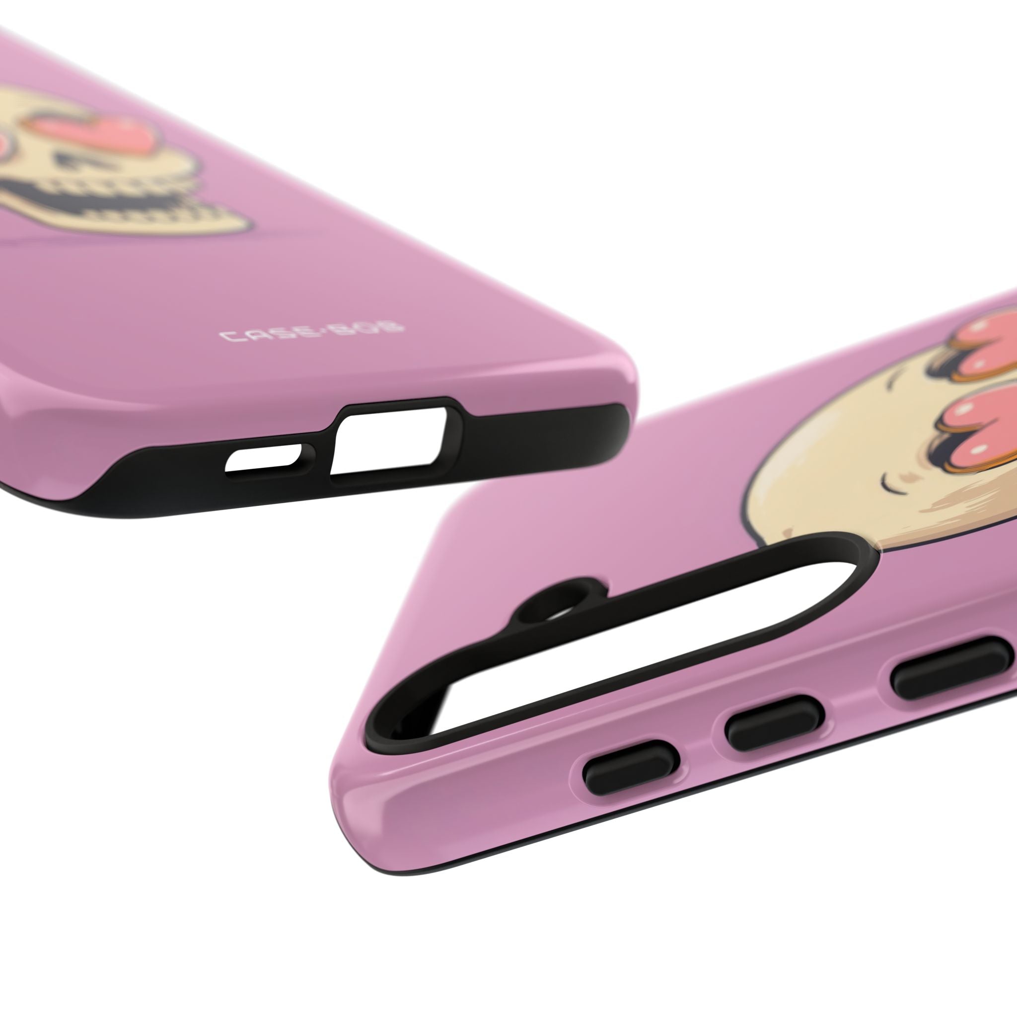 Heart Eyed Skull Samsung S24 Plus Case - Tough