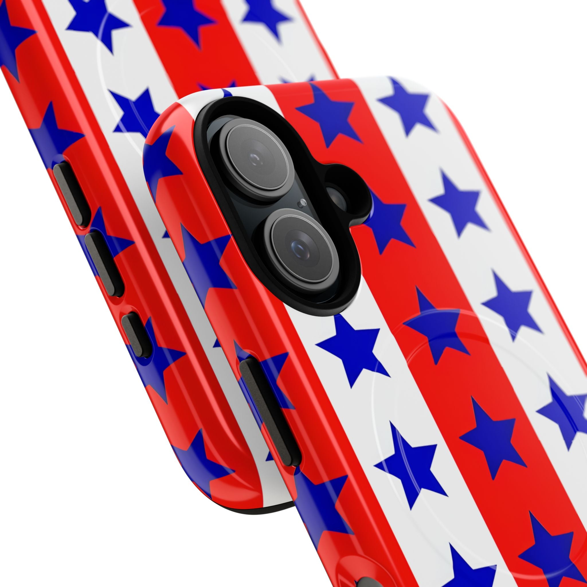 Patriotic American Flag Inspired Seamless iPhone 16 - Tough+