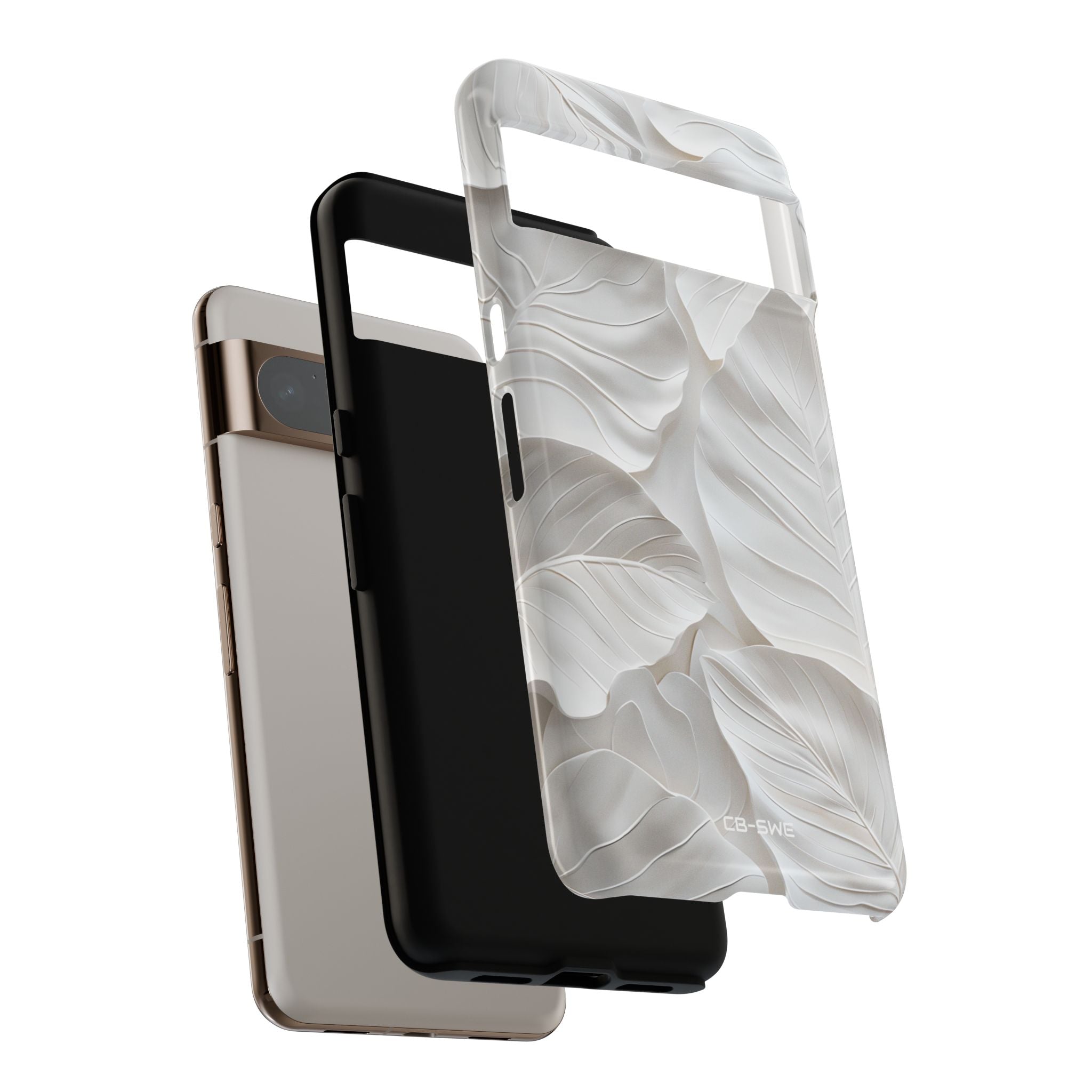 Elegant Leaf Relief - Google Pixel Case