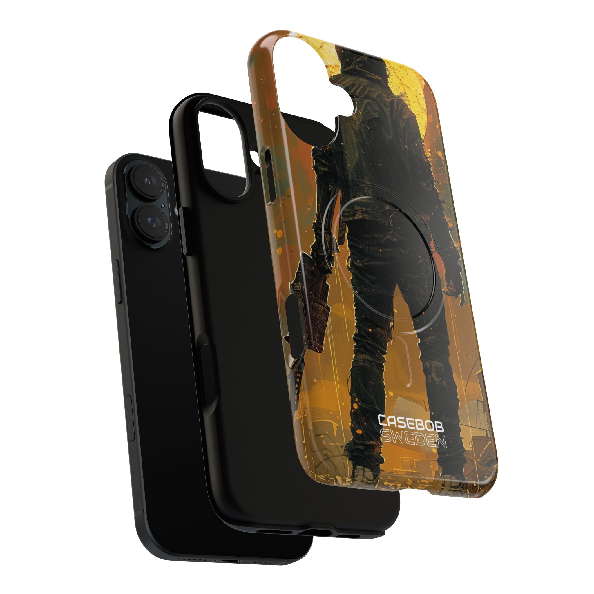 Crimson Fallout Horizon iPhone 16 - Tough+
