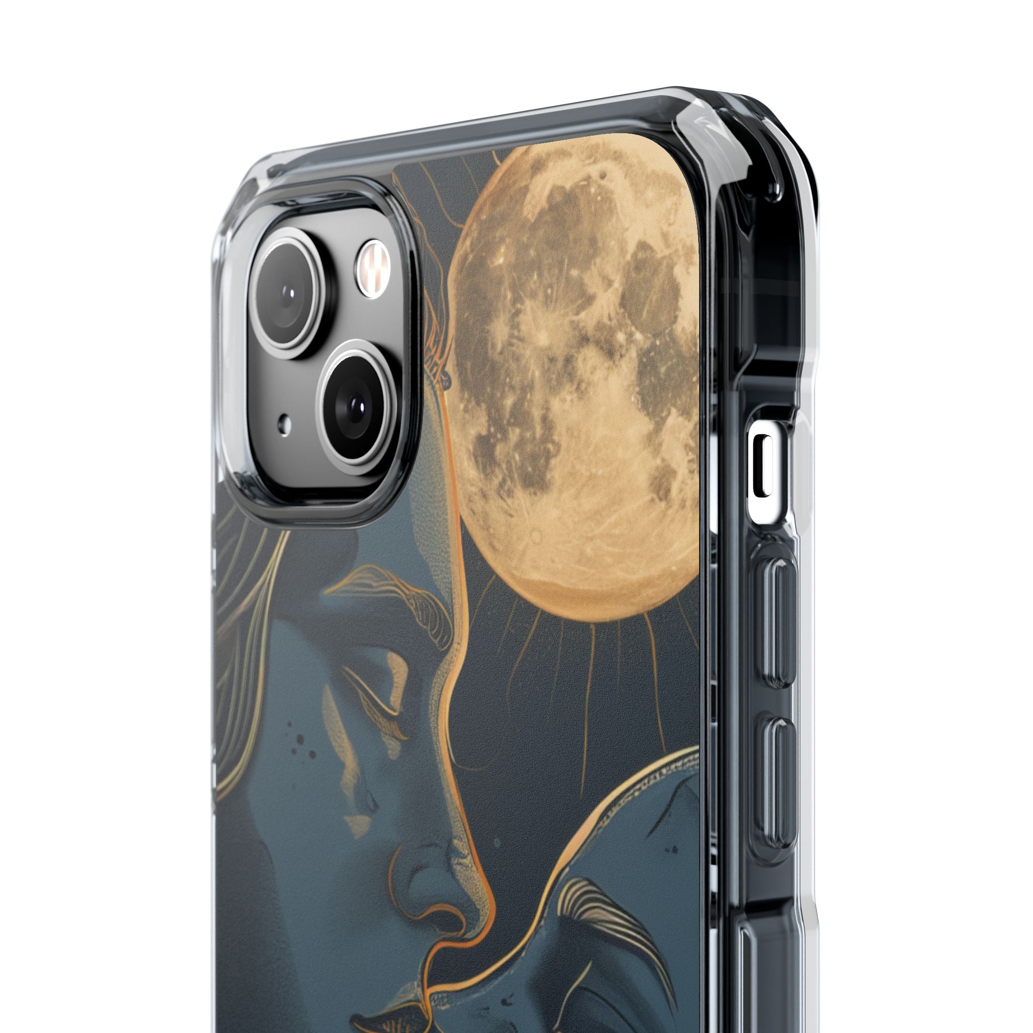 Moonlit Lovers Whisper iPhone 14 - Impact Clear+