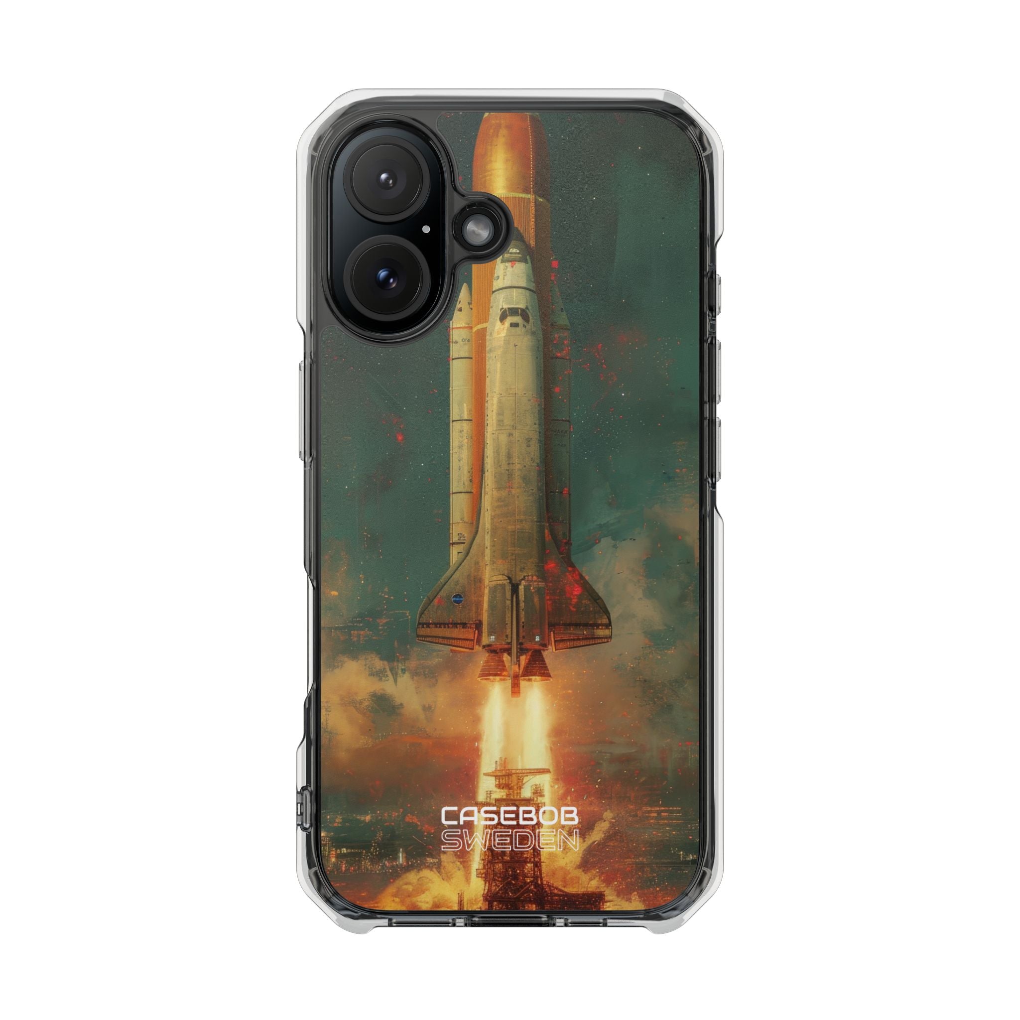 Cosmic Shuttle Ascent iPhone 16 - Impact Clear+