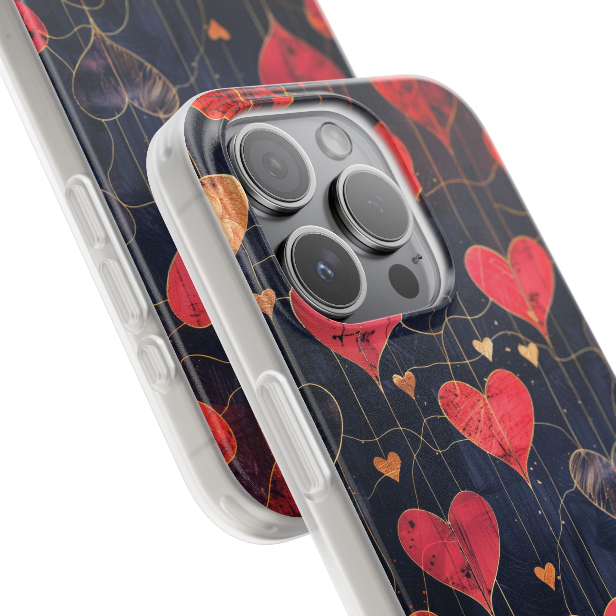 Golden Hearts Network iPhone 15 Pro Case - Soft