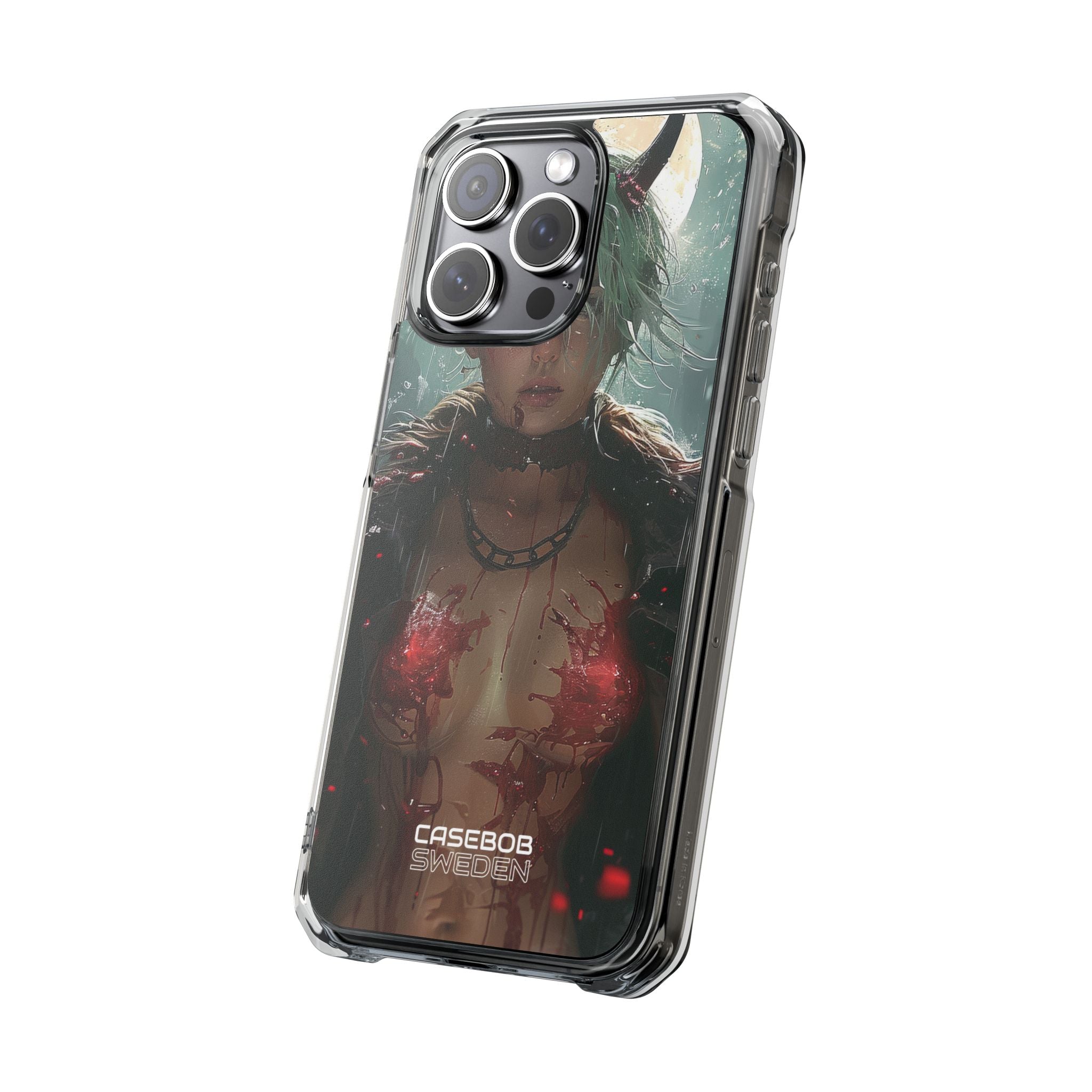Moonlit Horned Beauty iPhone 15 - Impact Clear+