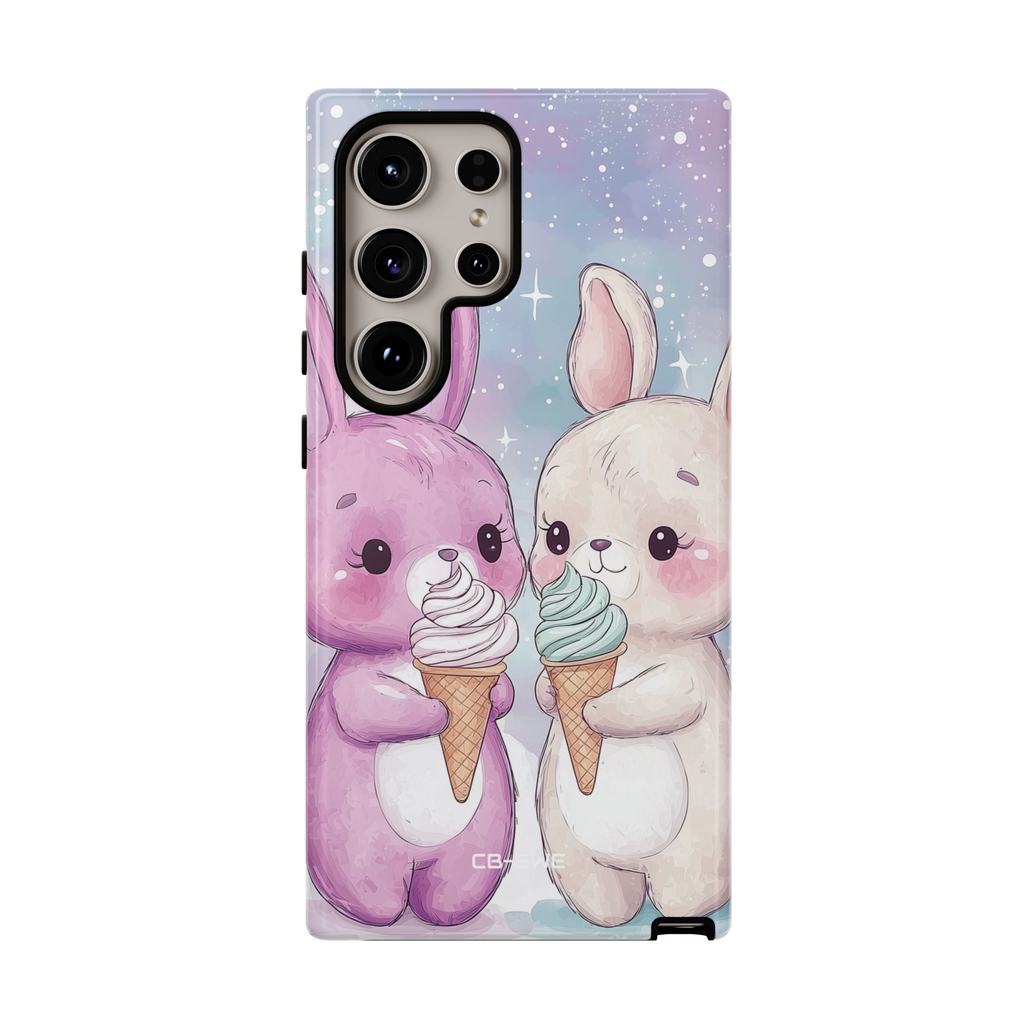 Rabbits Enjoy Ice Cream - Samsung Case