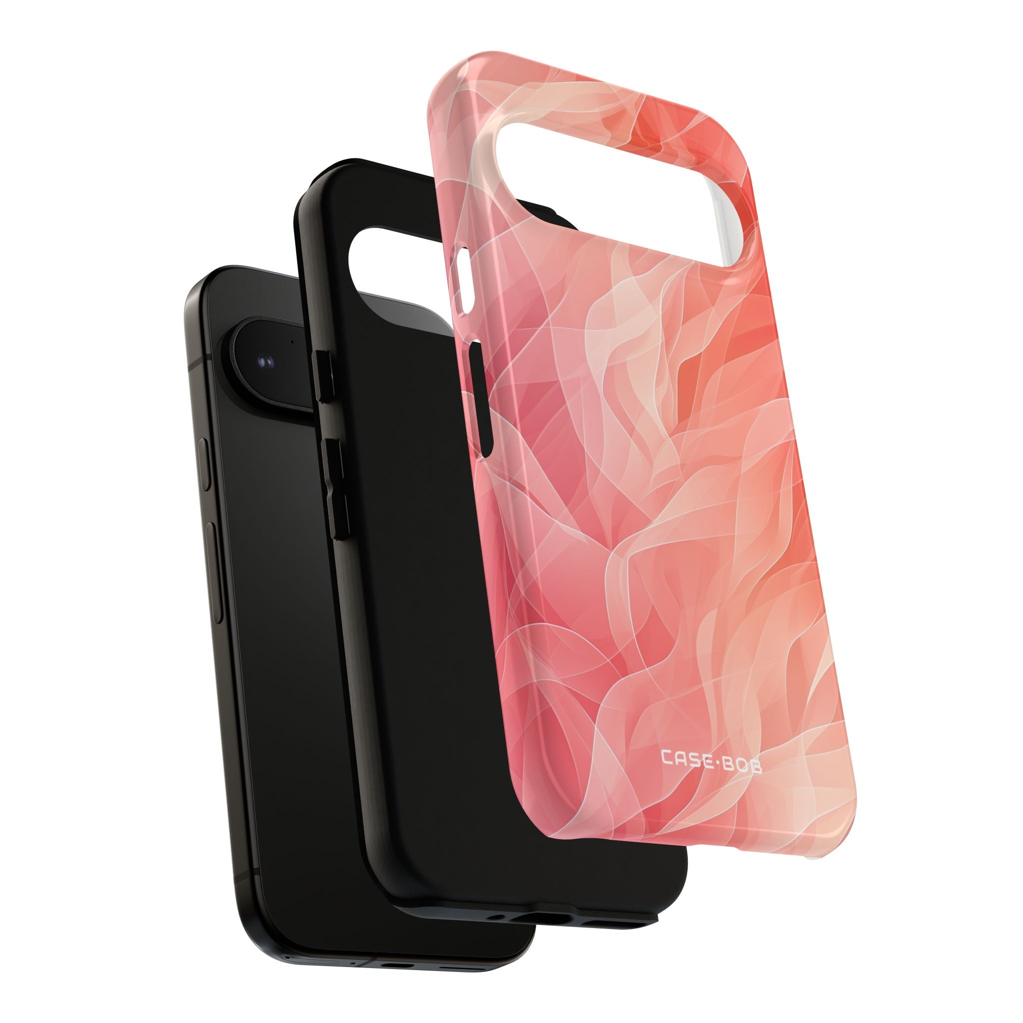 Peach Wave Drift Google Pixel 9 Pro Case - Tough