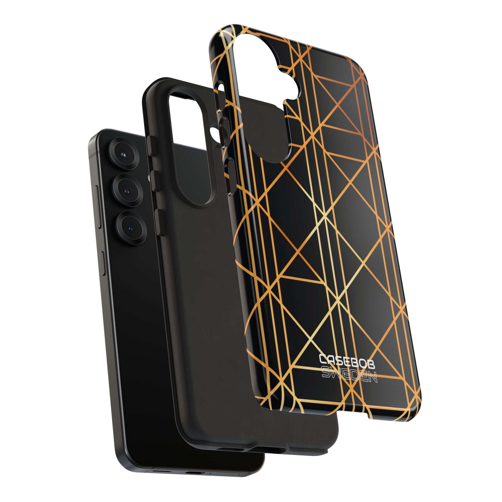 Gouden Geometrische Elegant Samsung S25 - Tough