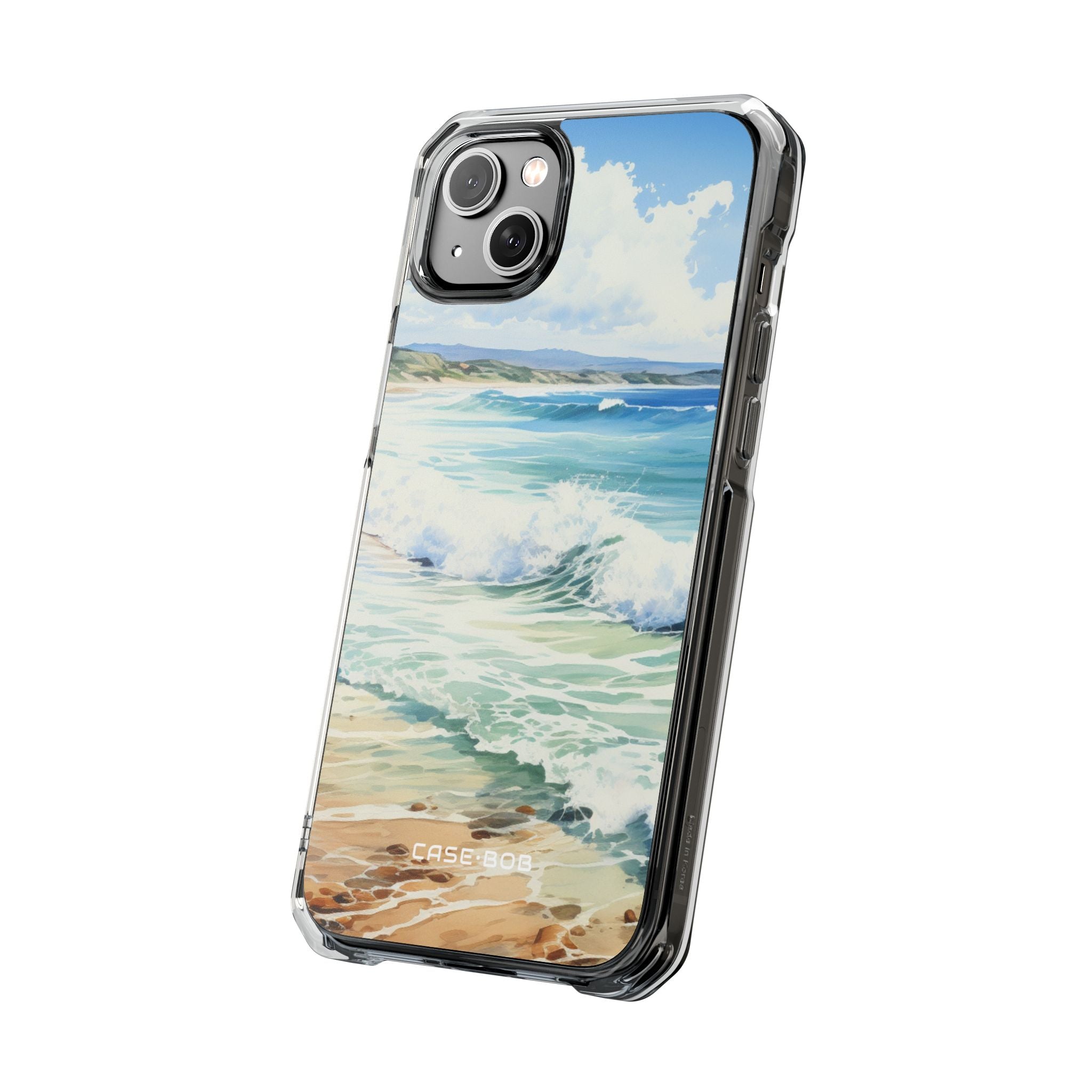 Foamy Wave Breeze iPhone 14 Plus Case - Impact