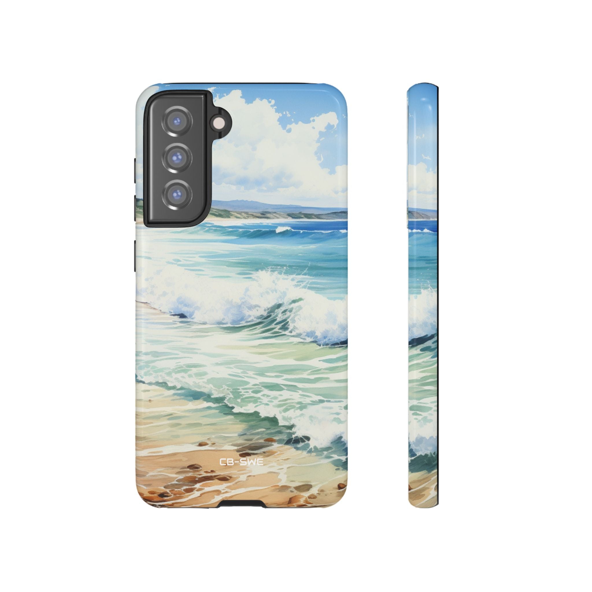 Serene Coastal Watercolors - Samsung Case