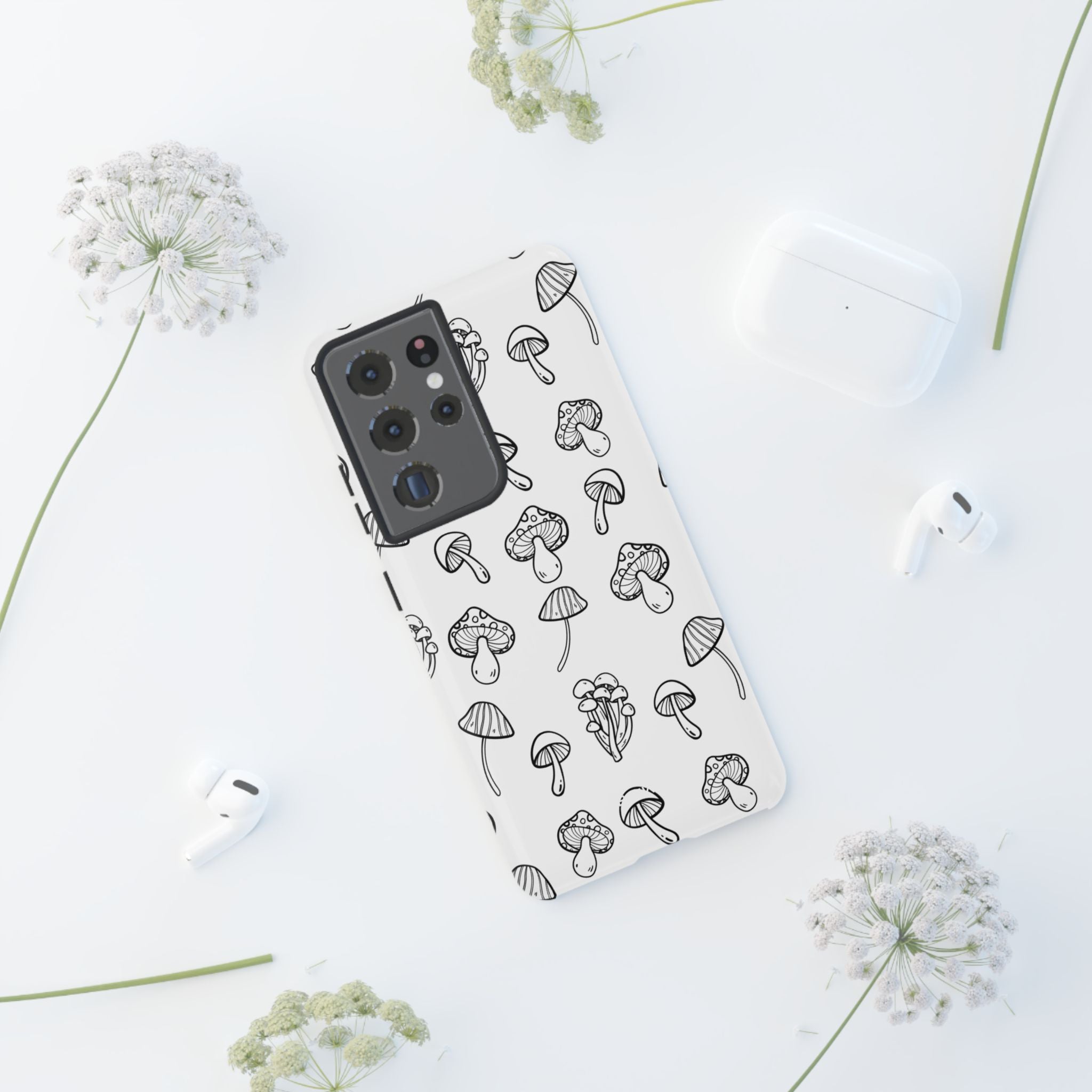 Mushroom Line Play - Samsung Case