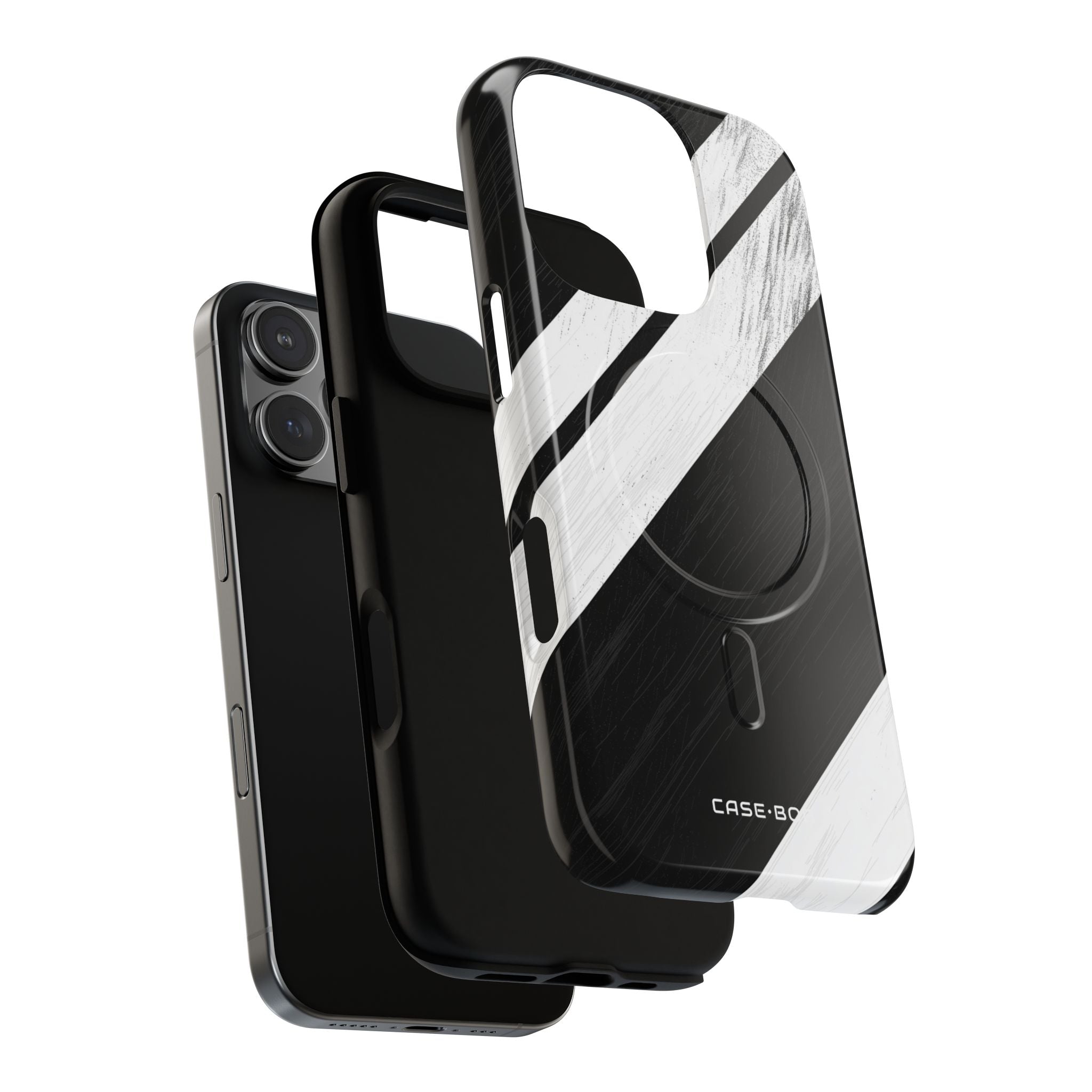 Distressed Stripe Motion iPhone 16 Pro Case - Tough+