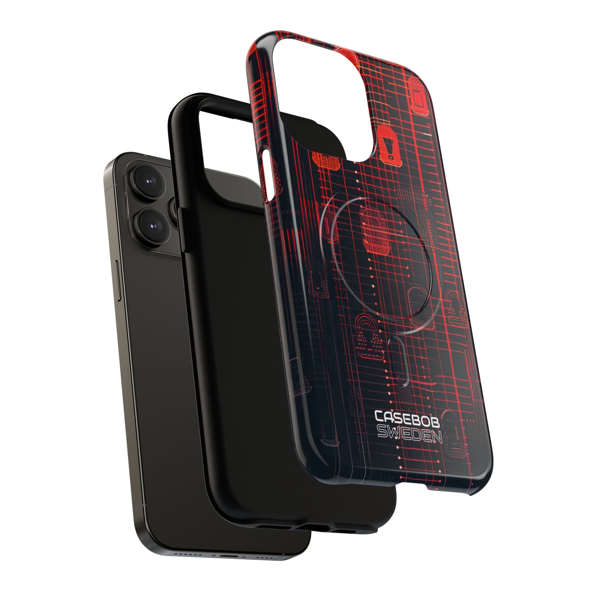 Cyber Locks Grid iPhone 14 - Tough+