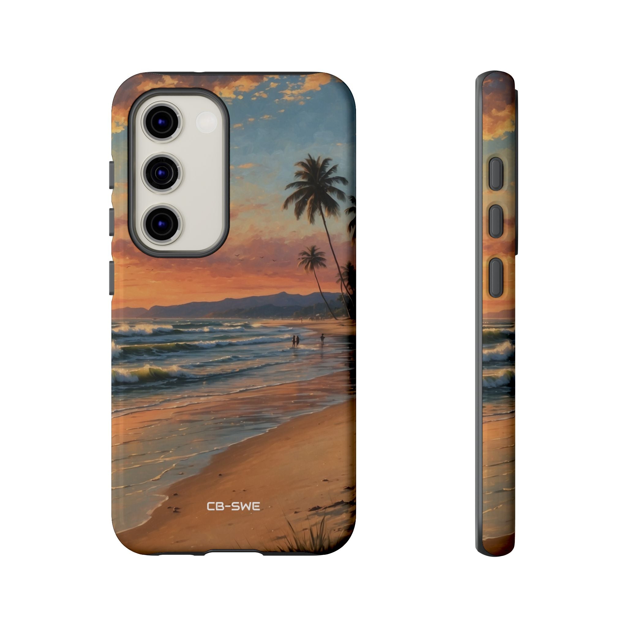 Golden Waves Embrace - Samsung Case