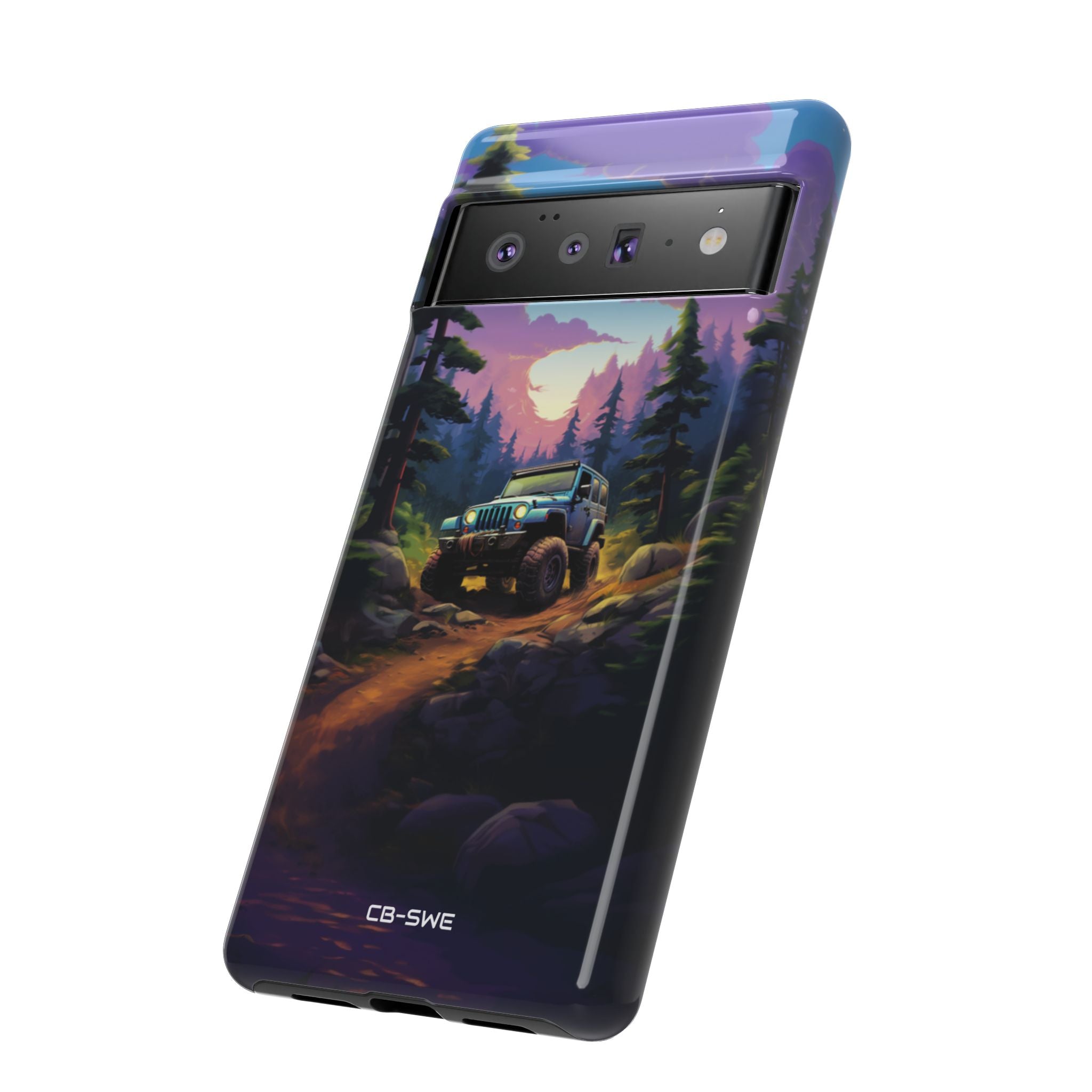 Sunset Forest Drive - Google Pixel Case