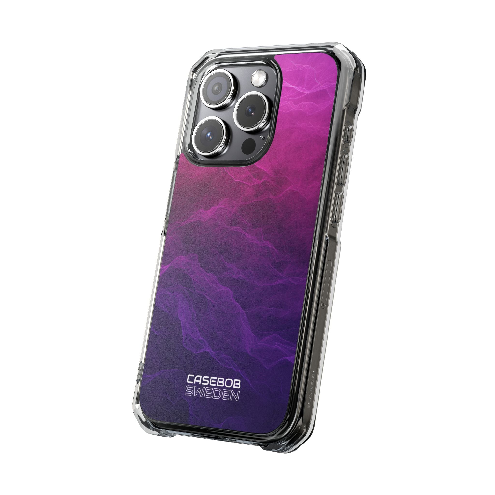 Violet Dream Currents iPhone 15 - Impact Clear+