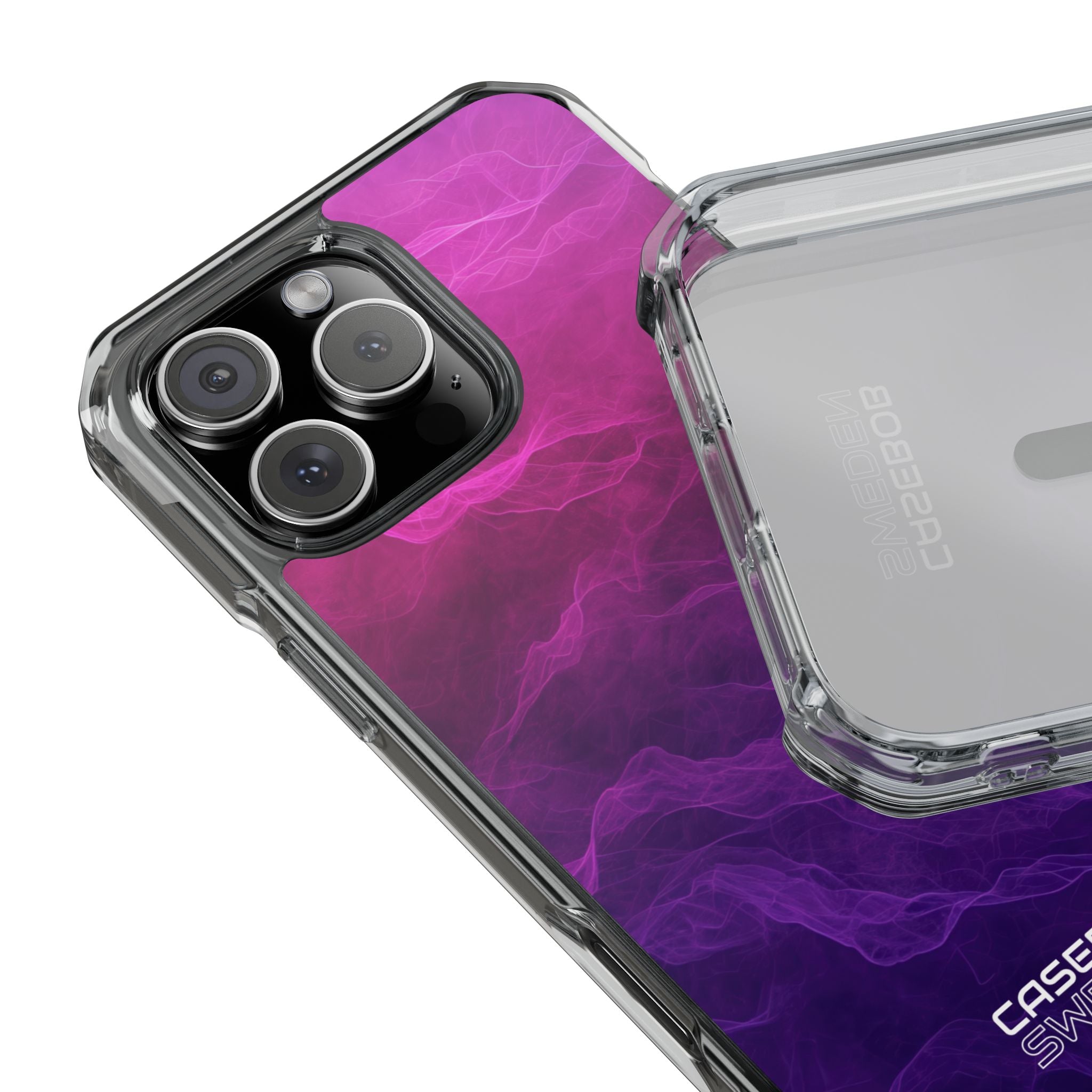 Violet Dream Currents iPhone 16 - Impact Clear+