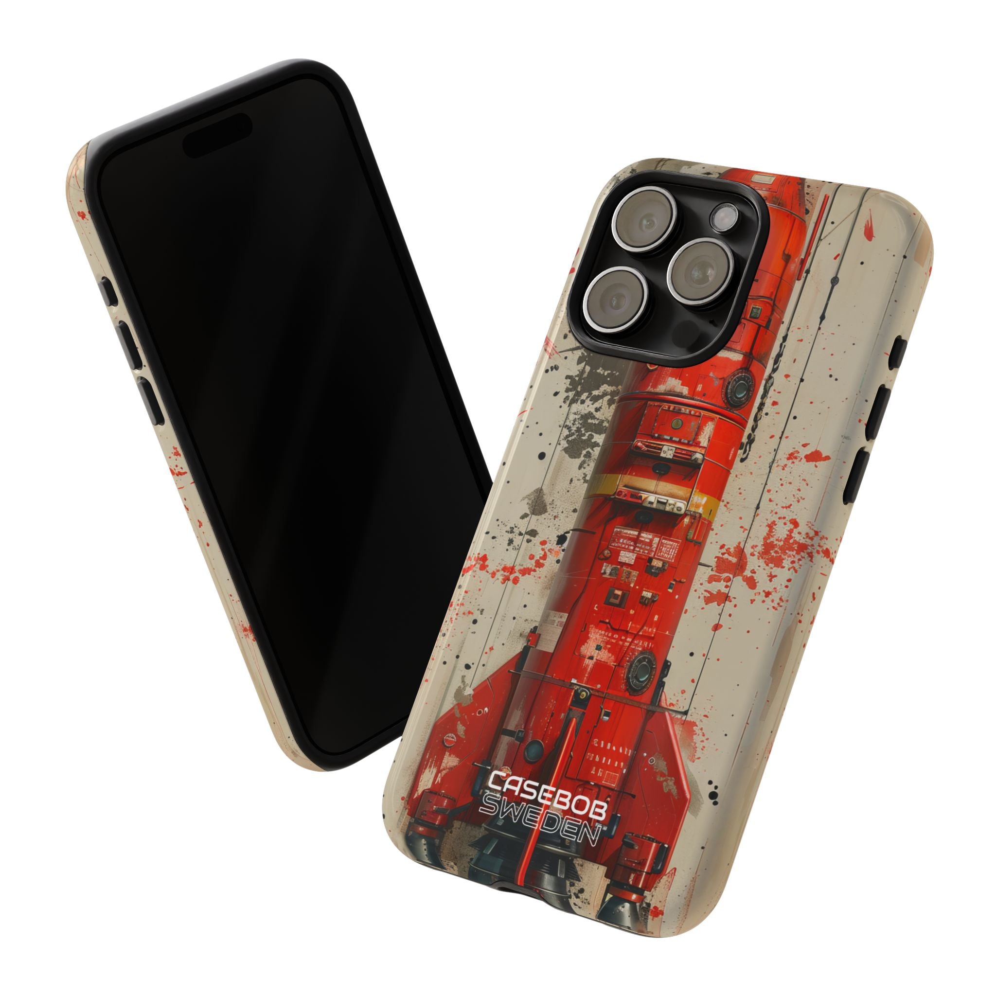 Crimson Rocket Burst iPhone 15 - Resistente