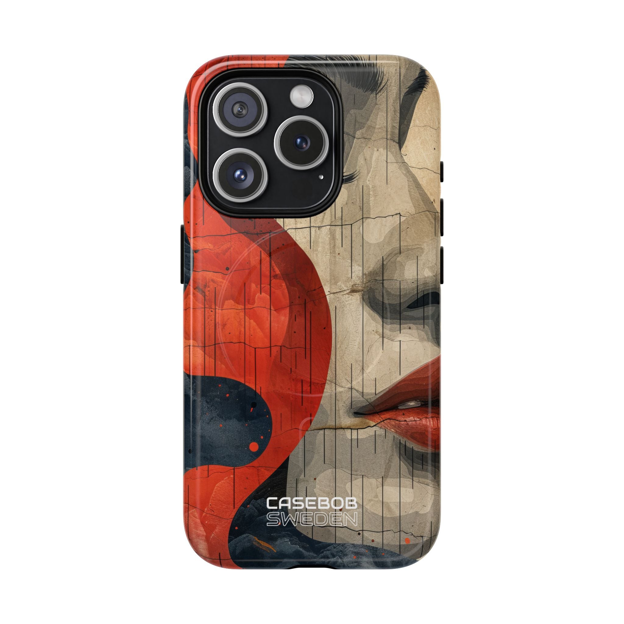 Crimson Flow Profile iPhone 15 - Tough+