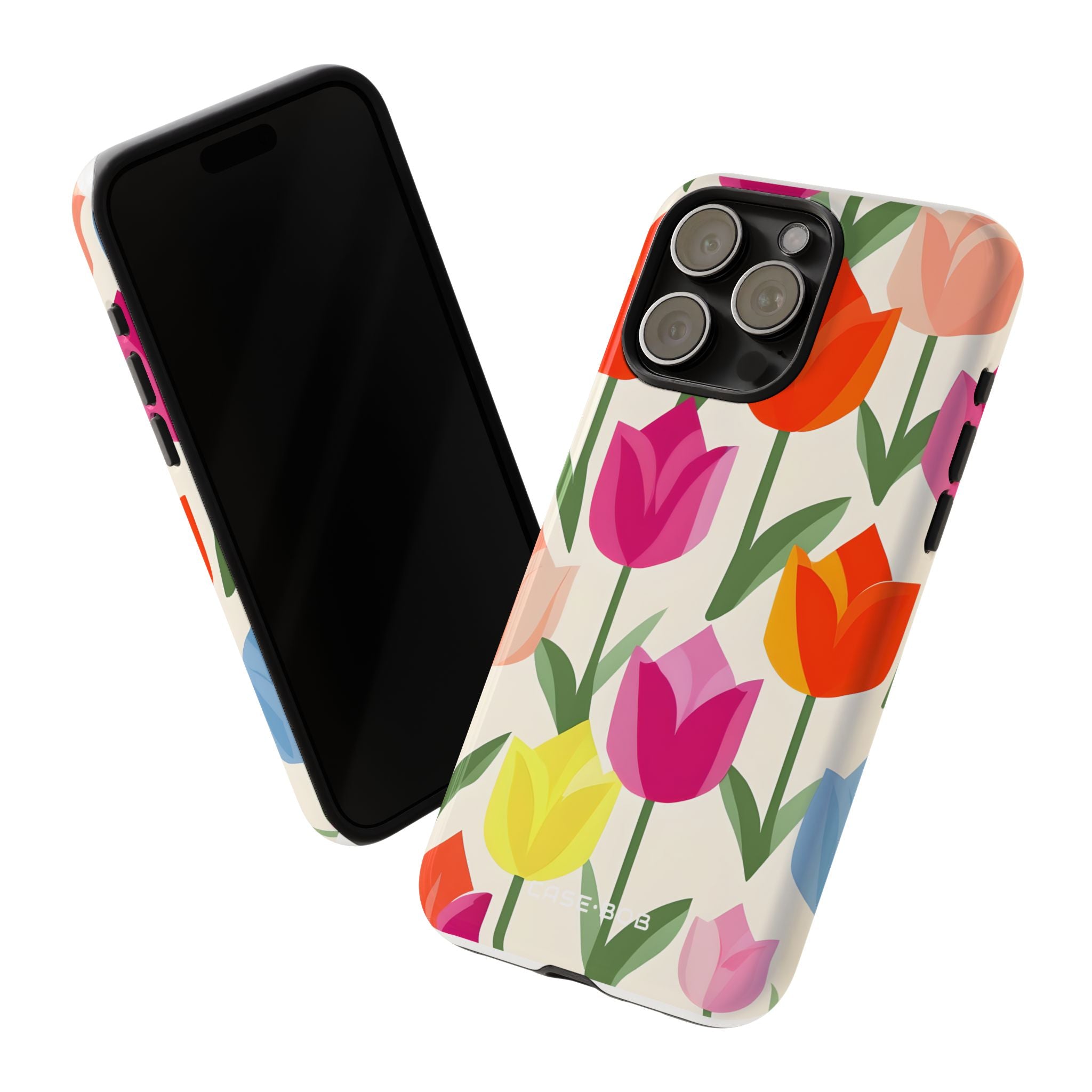 Tulip Harmony Green iPhone 15 Pro Max Case - Tough