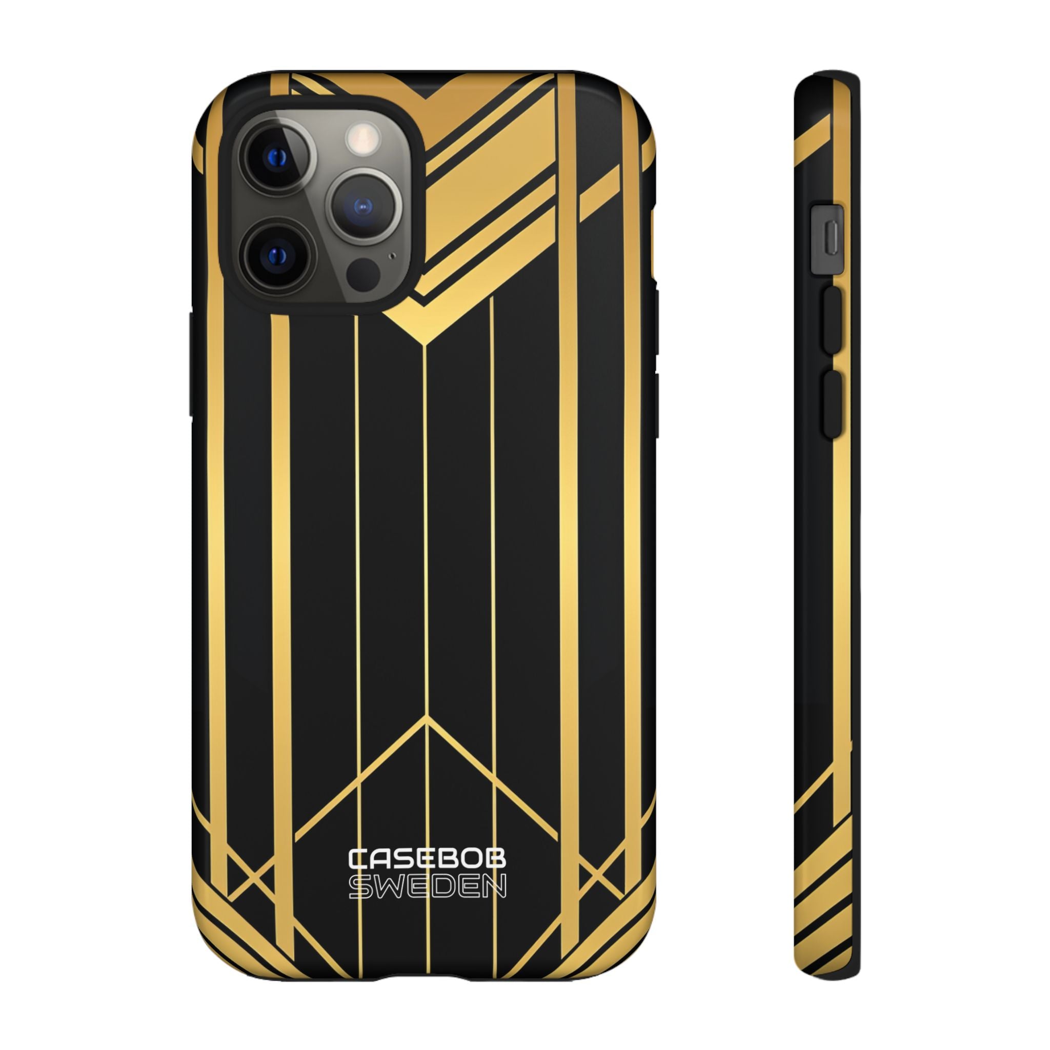 Golden Geometric Symphony iPhone 12 - Tough